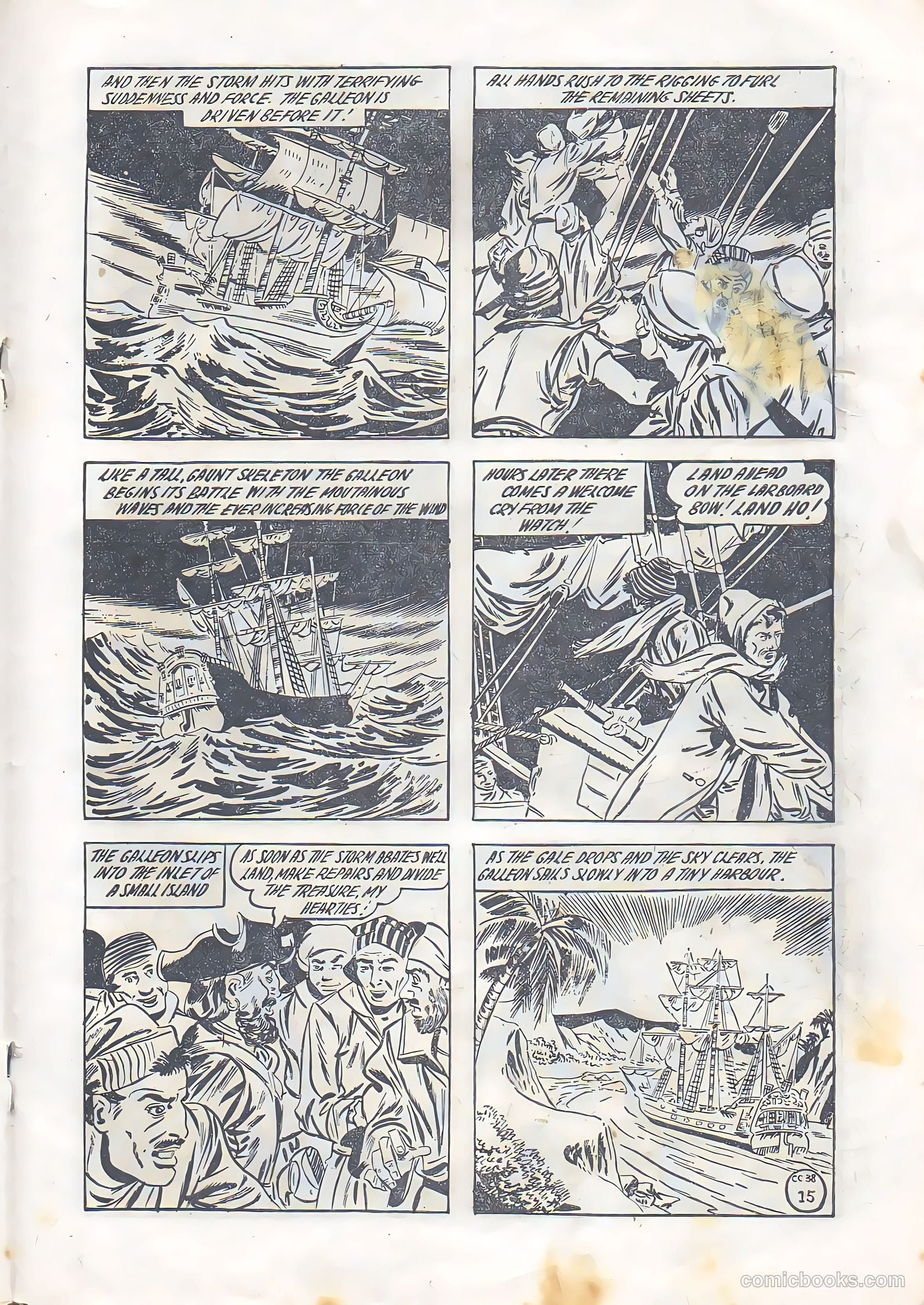 The Crimson Comet Comic #38 (1952) — page 15 of 28