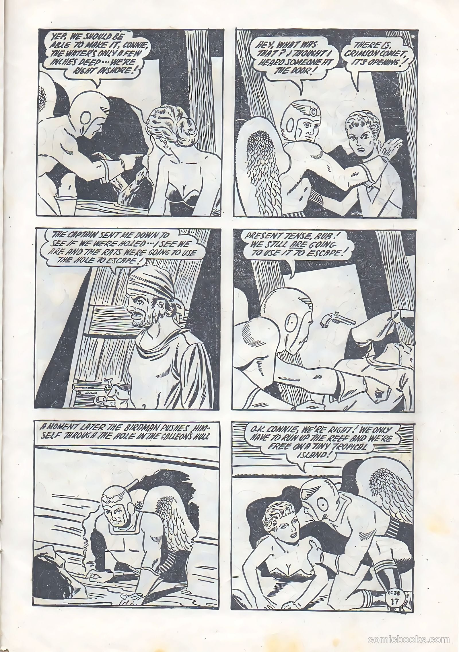The Crimson Comet Comic #38 (1952) — page 17 of 28