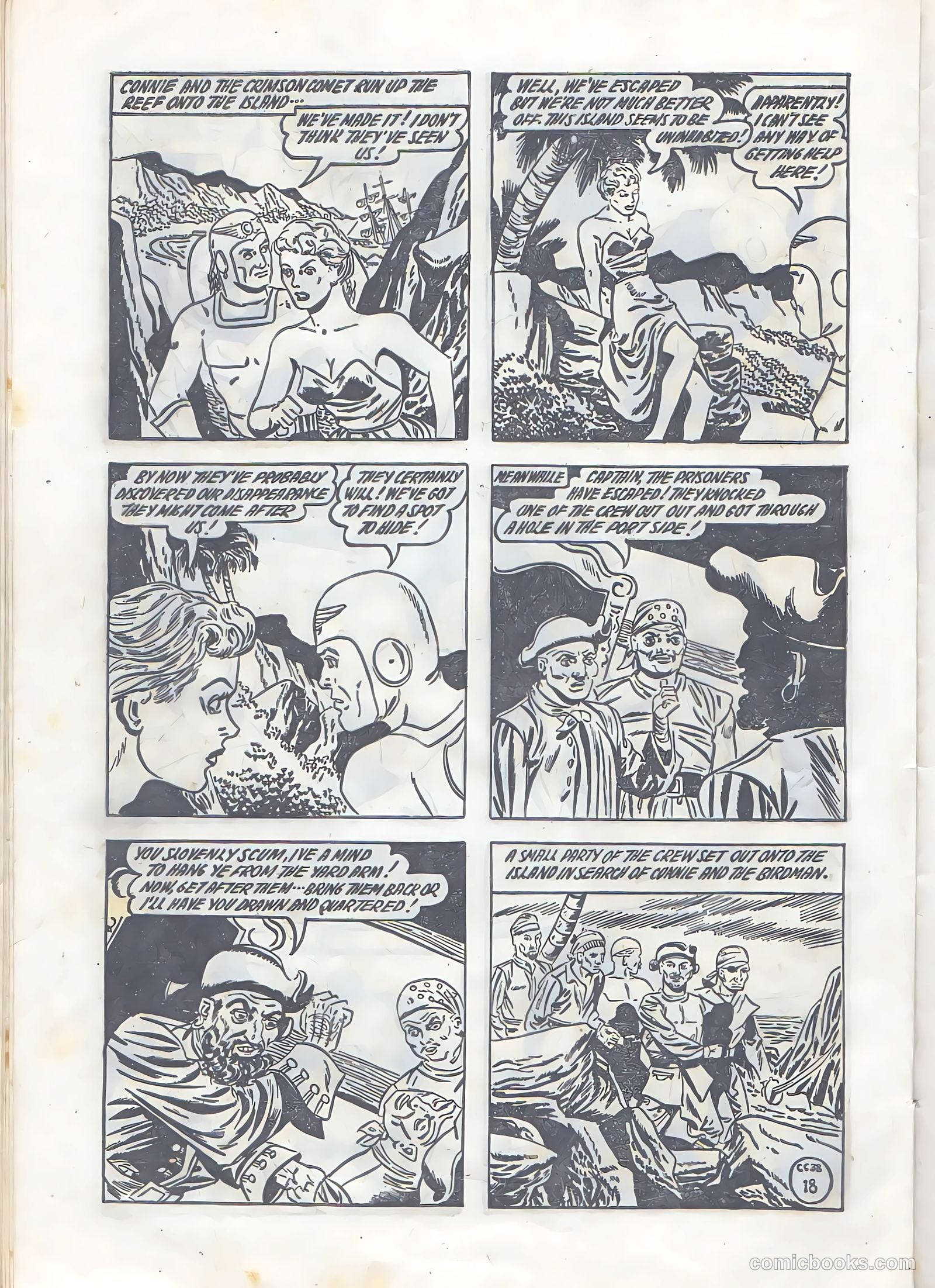 The Crimson Comet Comic #38 (1952) — page 18 of 28