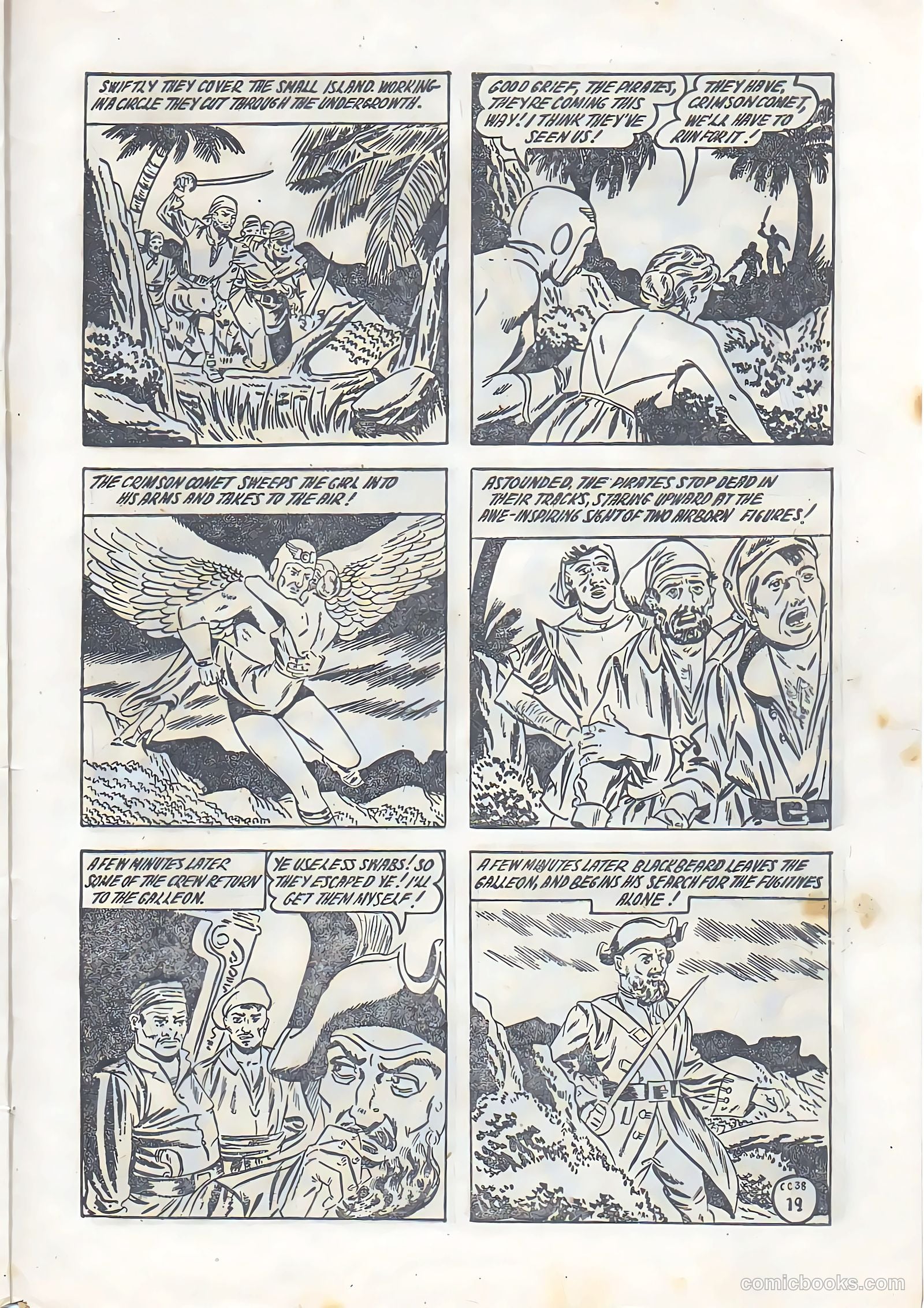 The Crimson Comet Comic #38 (1952) — page 19 of 28