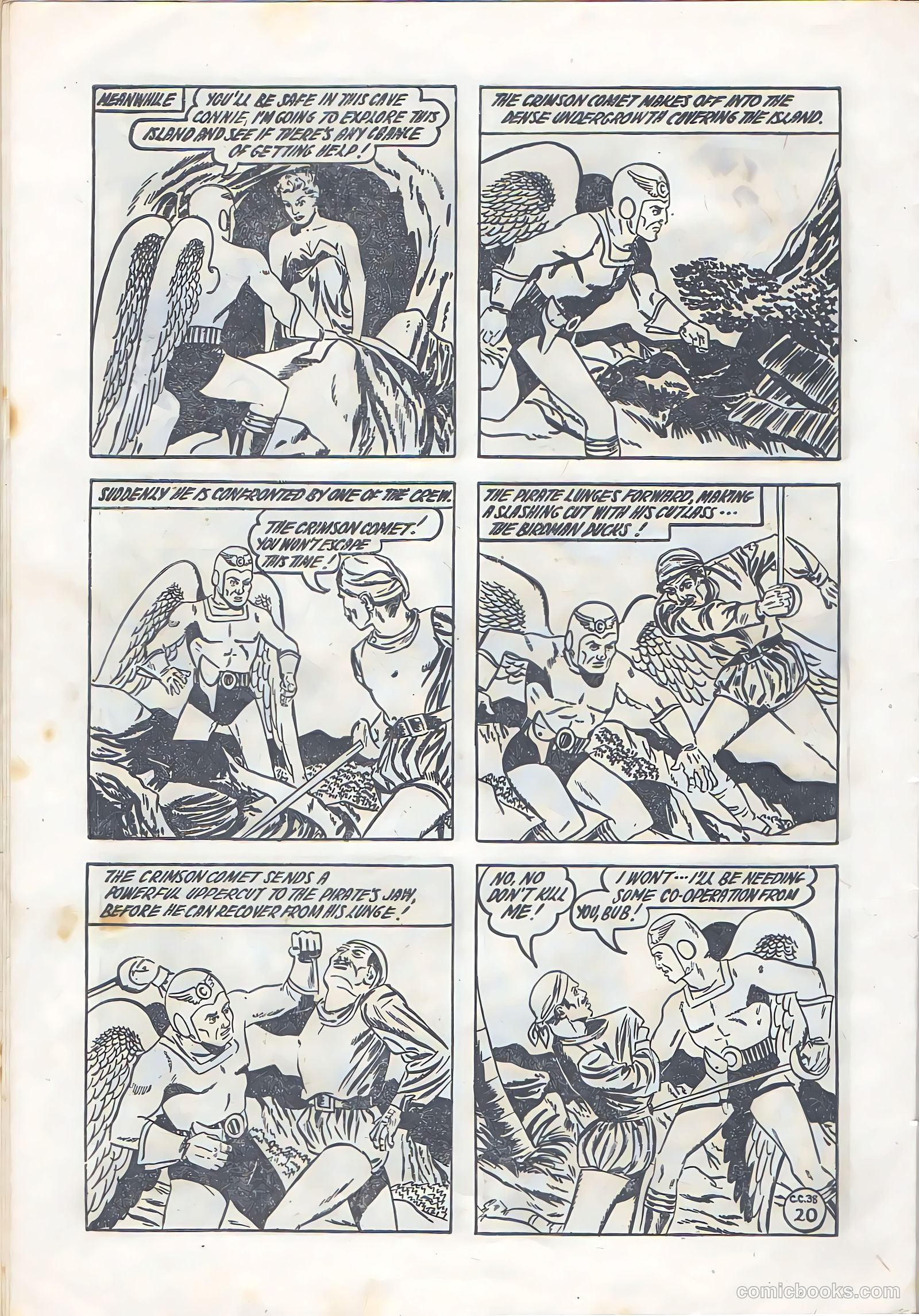 The Crimson Comet Comic #38 (1952) — page 20 of 28