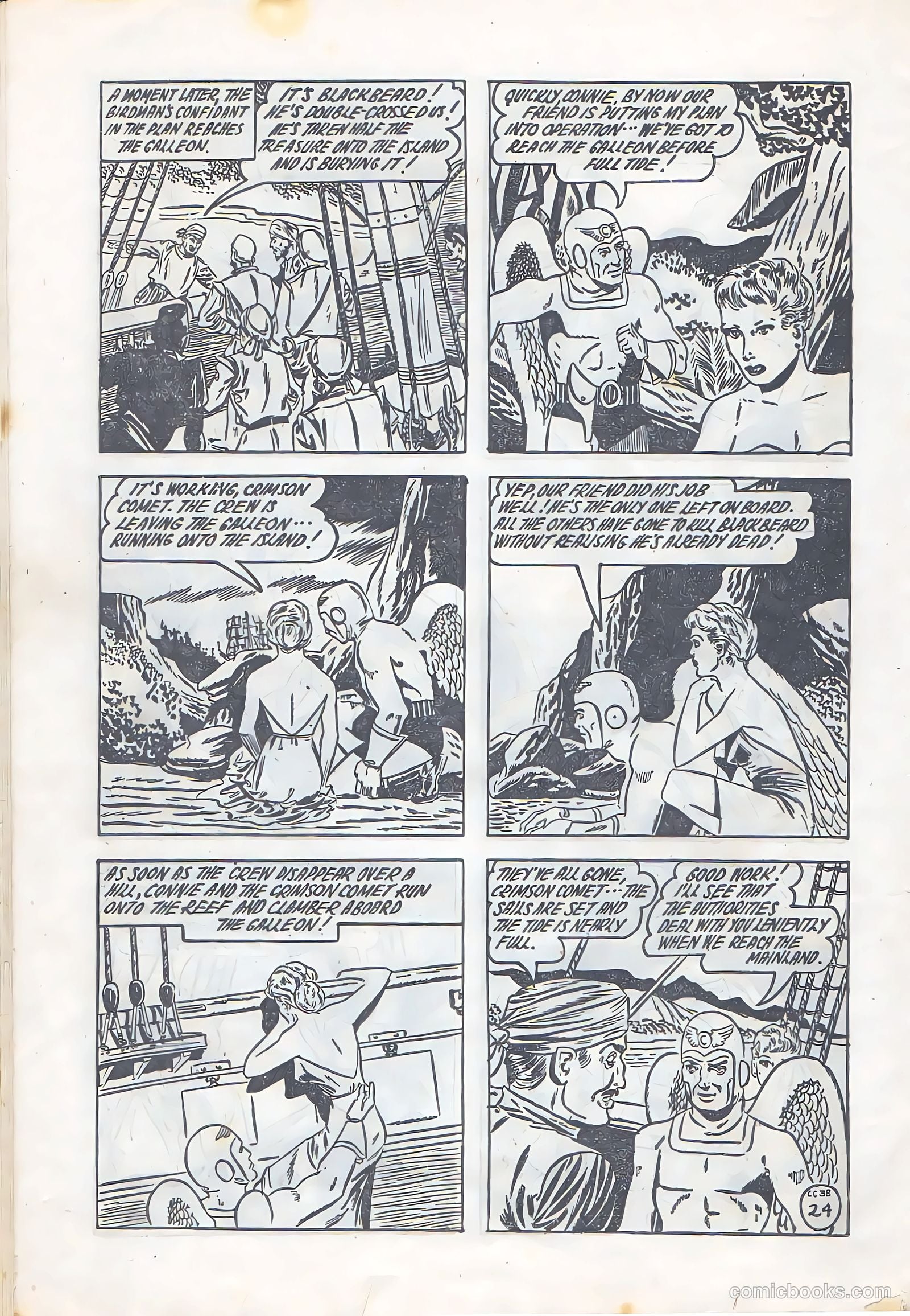 The Crimson Comet Comic #38 (1952) — page 24 of 28