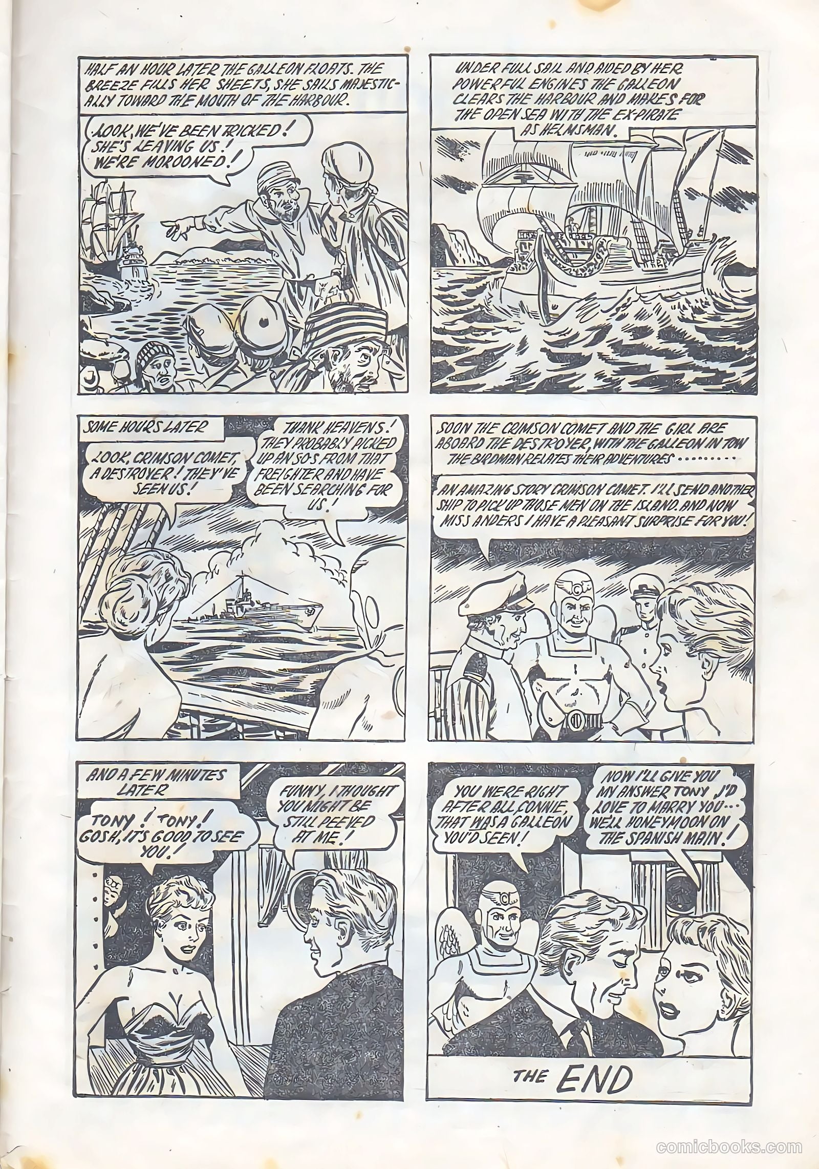 The Crimson Comet Comic #38 (1952) — page 25 of 28