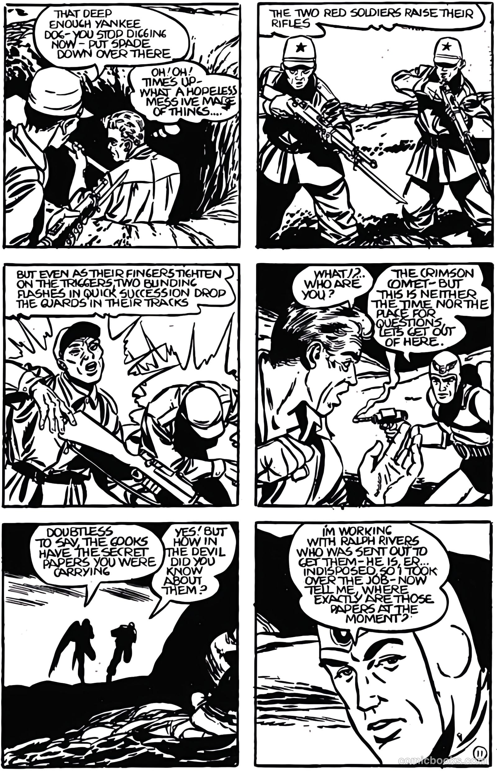 The Crimson Comet Comic #59 (1954) — page 3 of 28