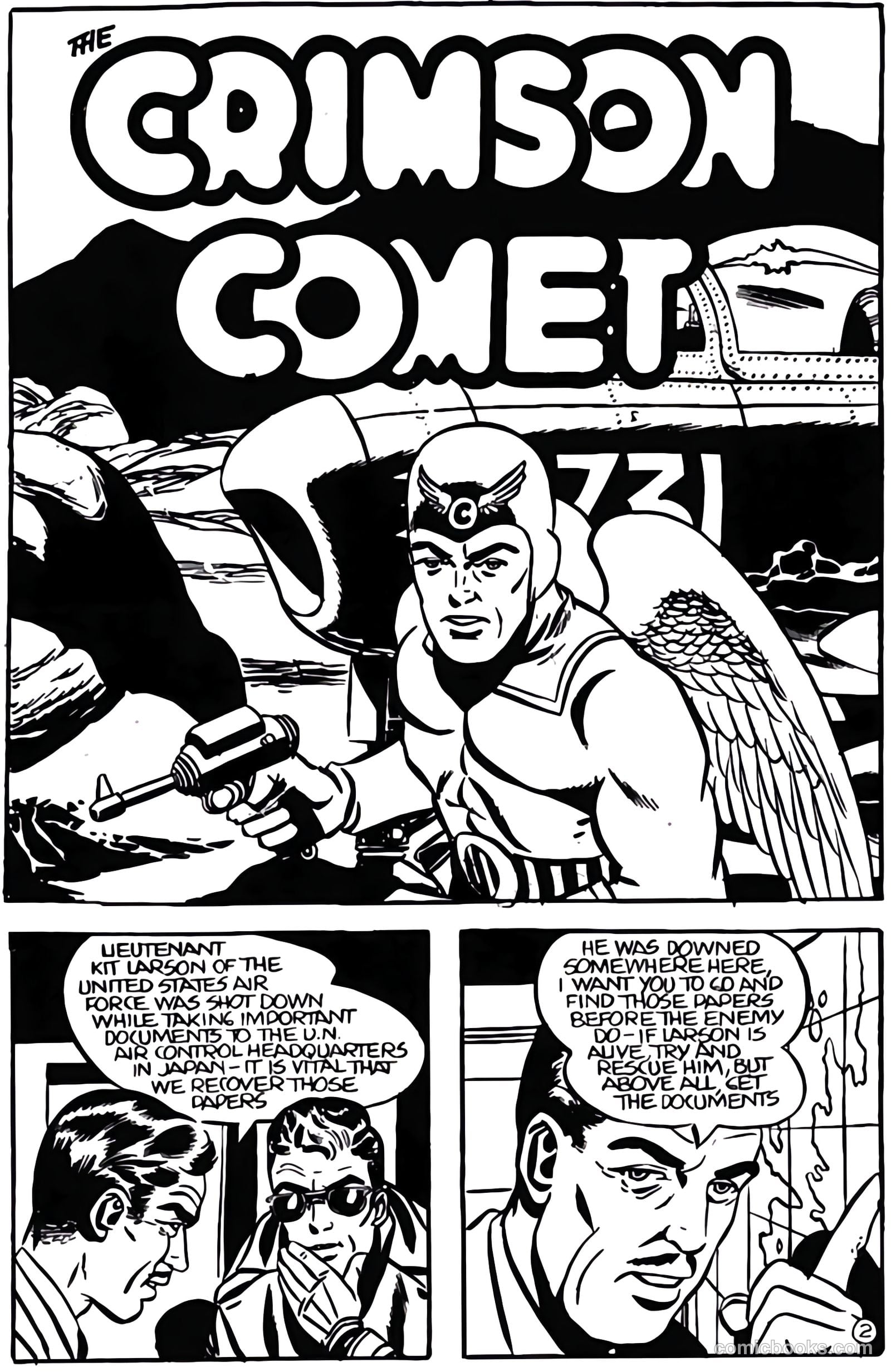 The Crimson Comet Comic #59 (1954) — page 12 of 28