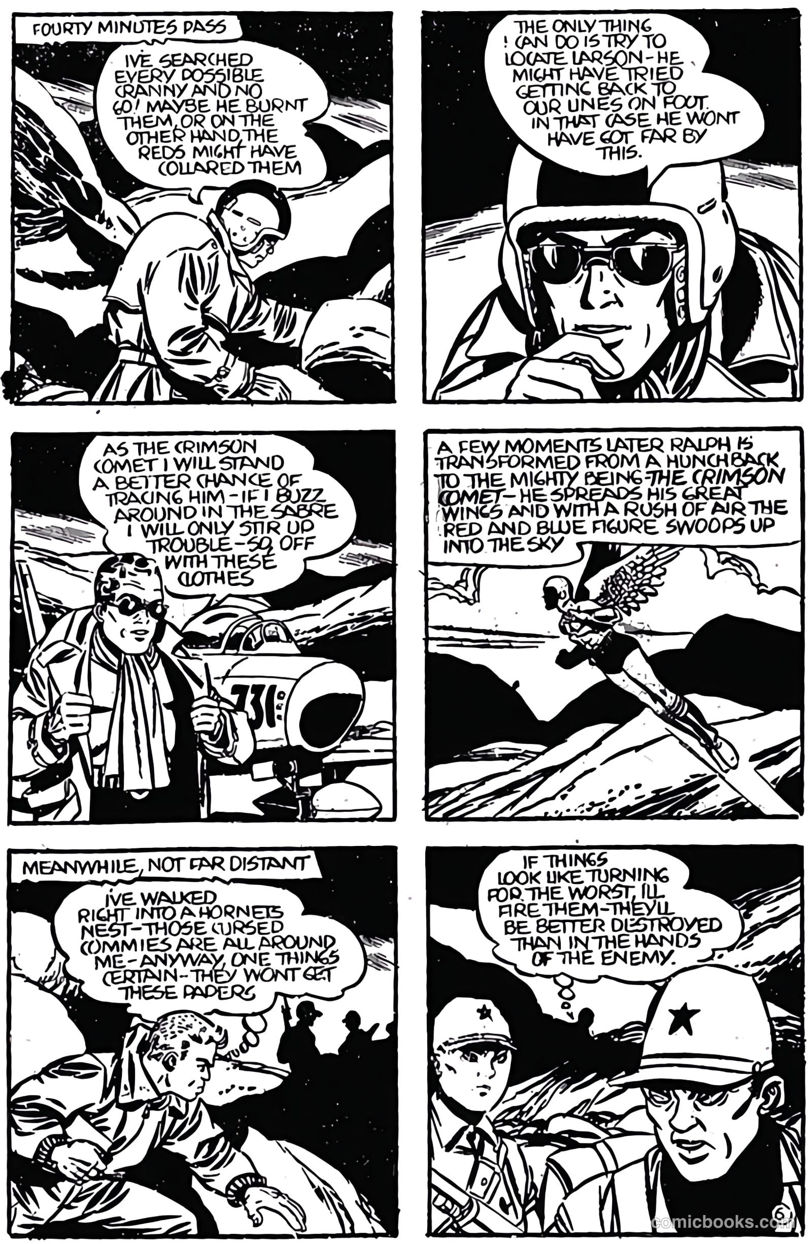 The Crimson Comet Comic #59 (1954) — page 25 of 28