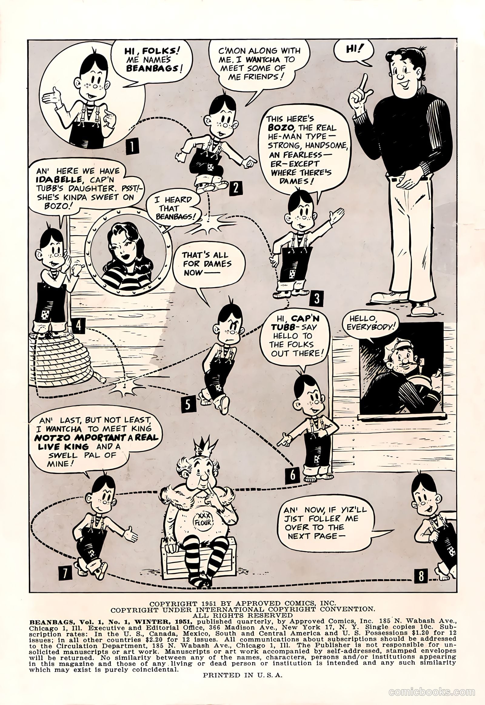 Beanbags #1 (1951) — page 2 of 36