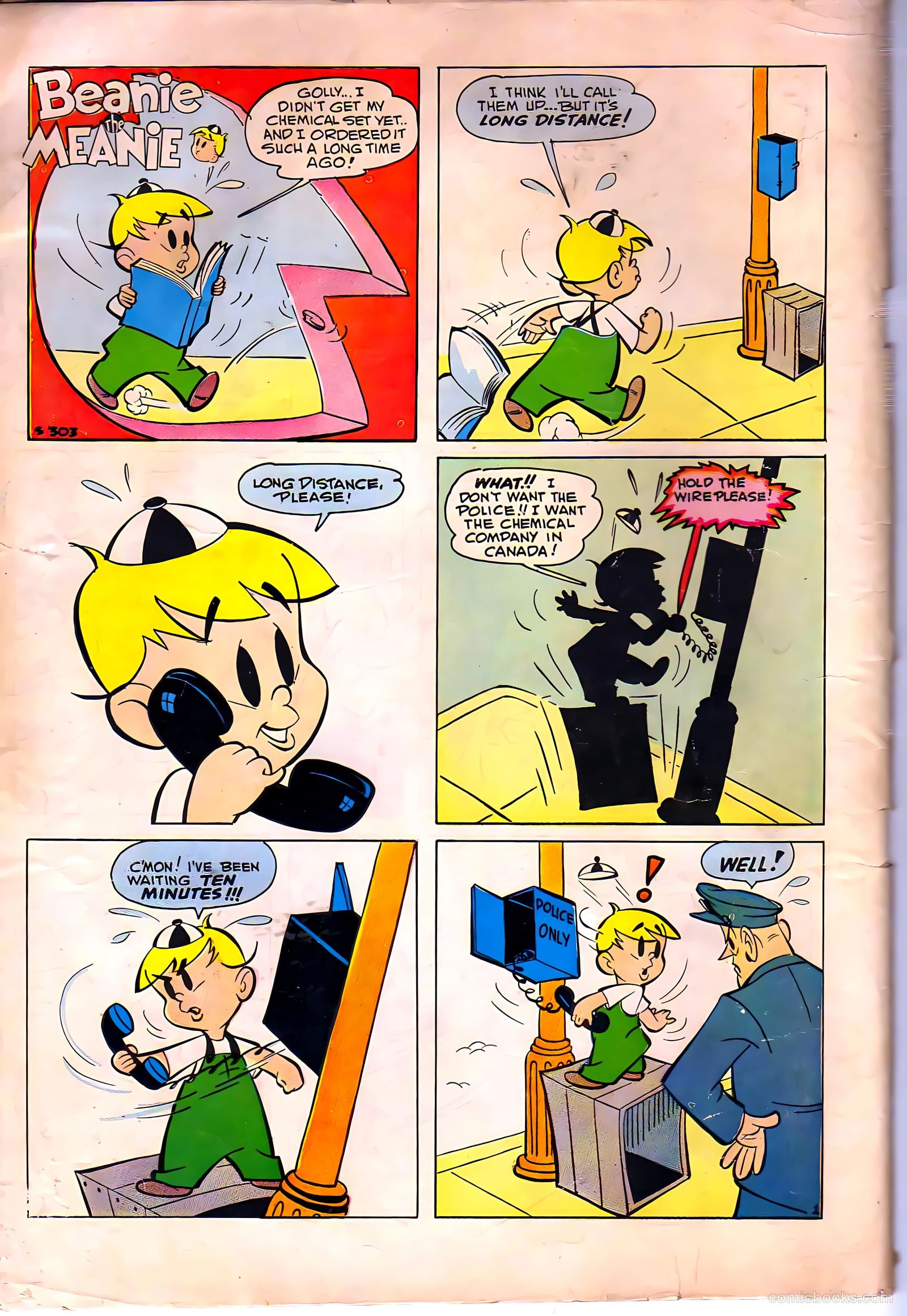 Beanie the Meanie #3 (1959) — page 37 of 37