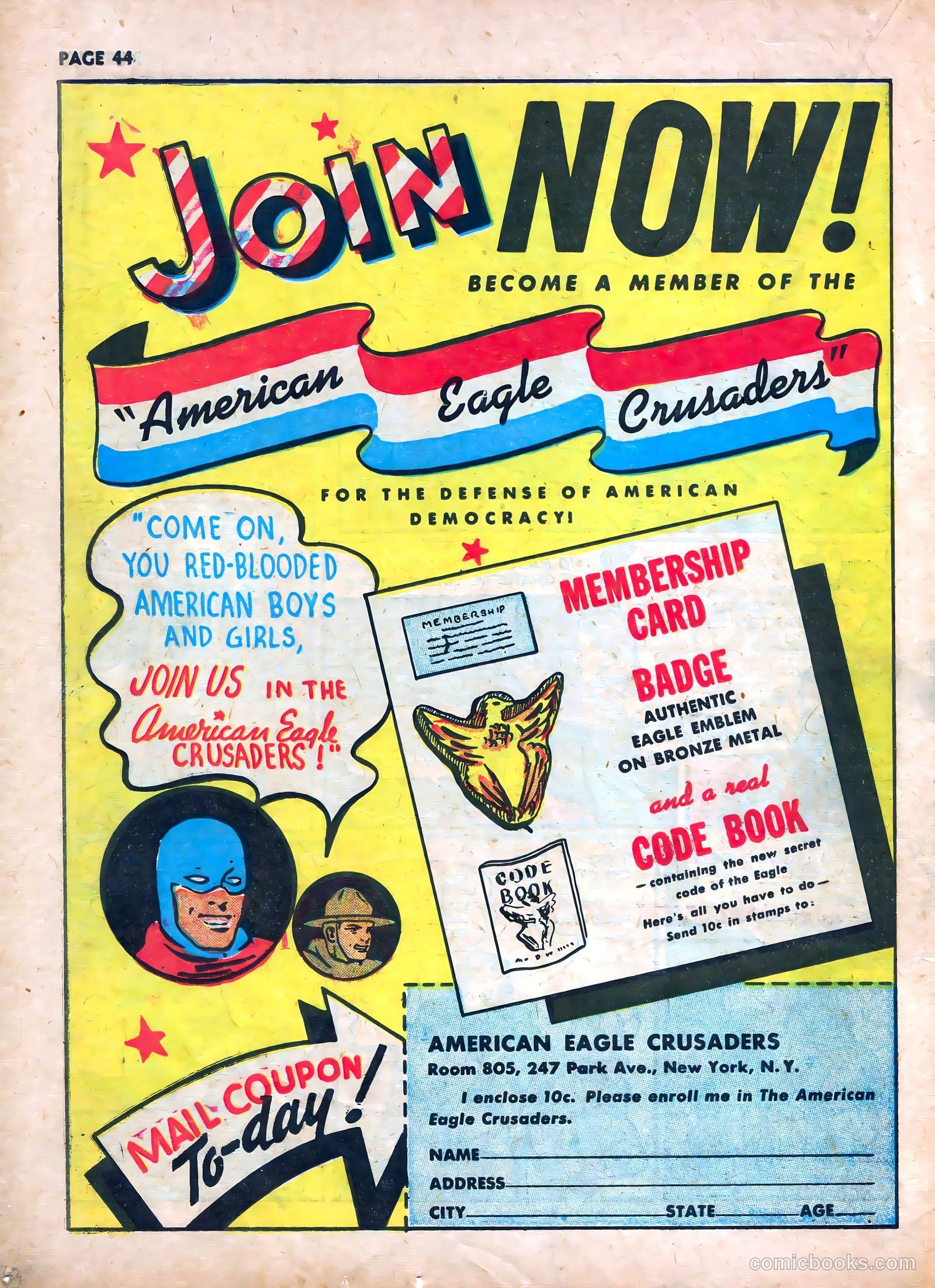 The Eagle #1 (1941) — page 46 of 68