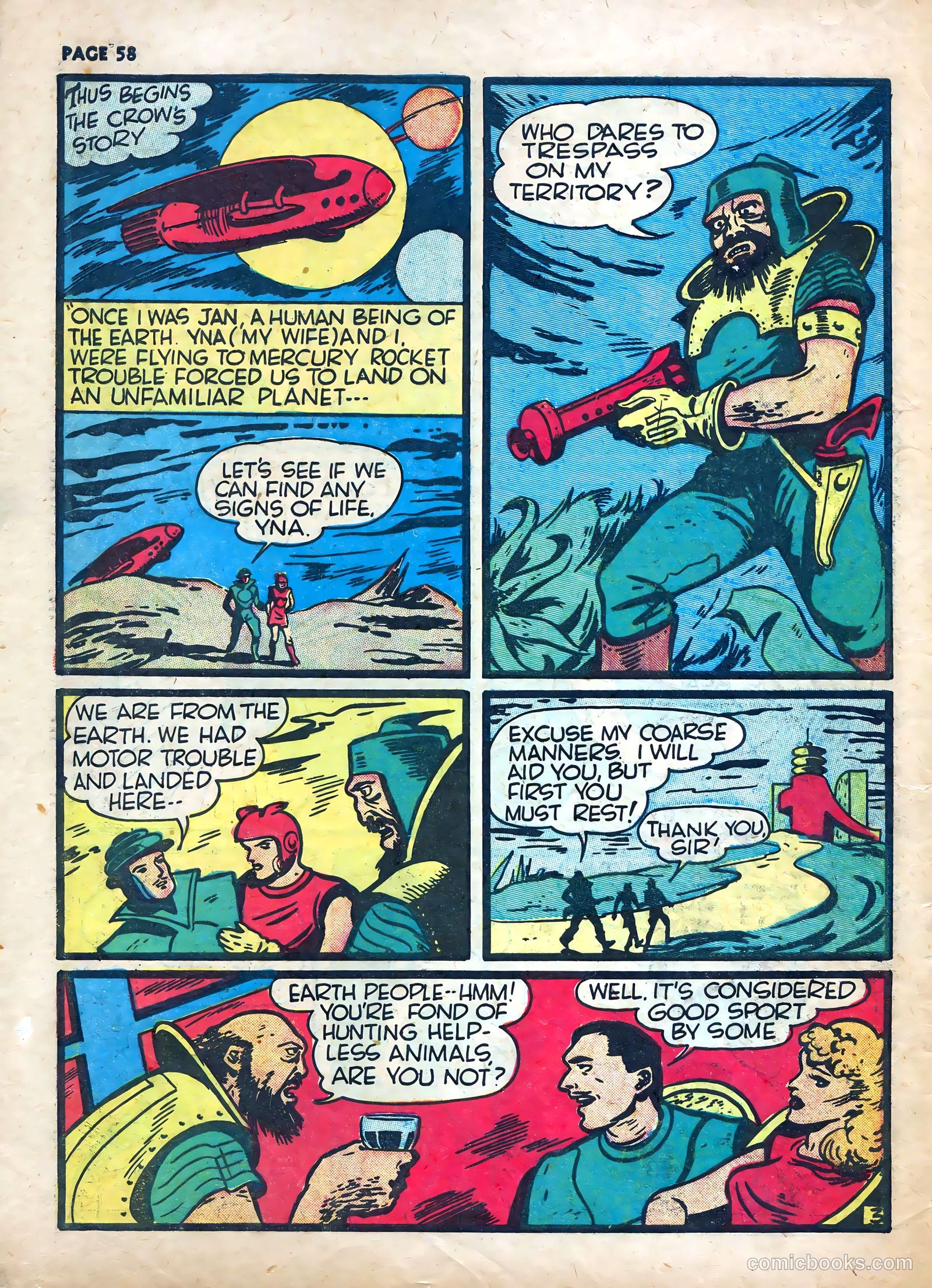 The Eagle #1 (1941) — page 60 of 68