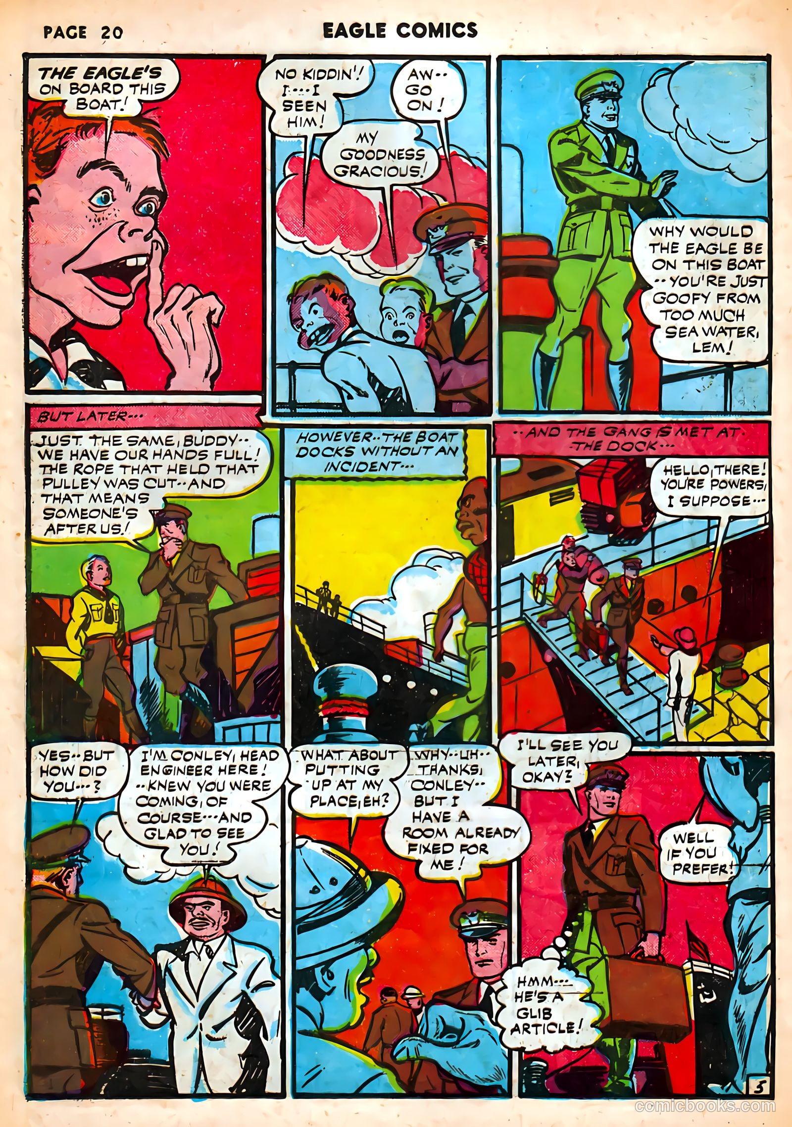The Eagle #4 (1942) — page 21 of 65