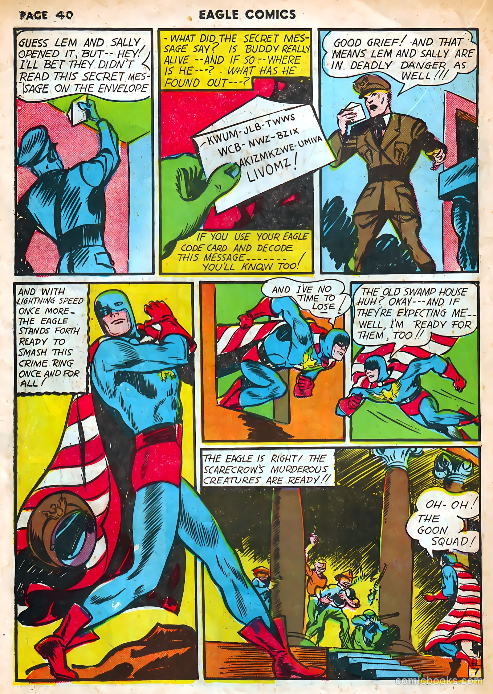 The Eagle #4 (1942) — page 40 of 65