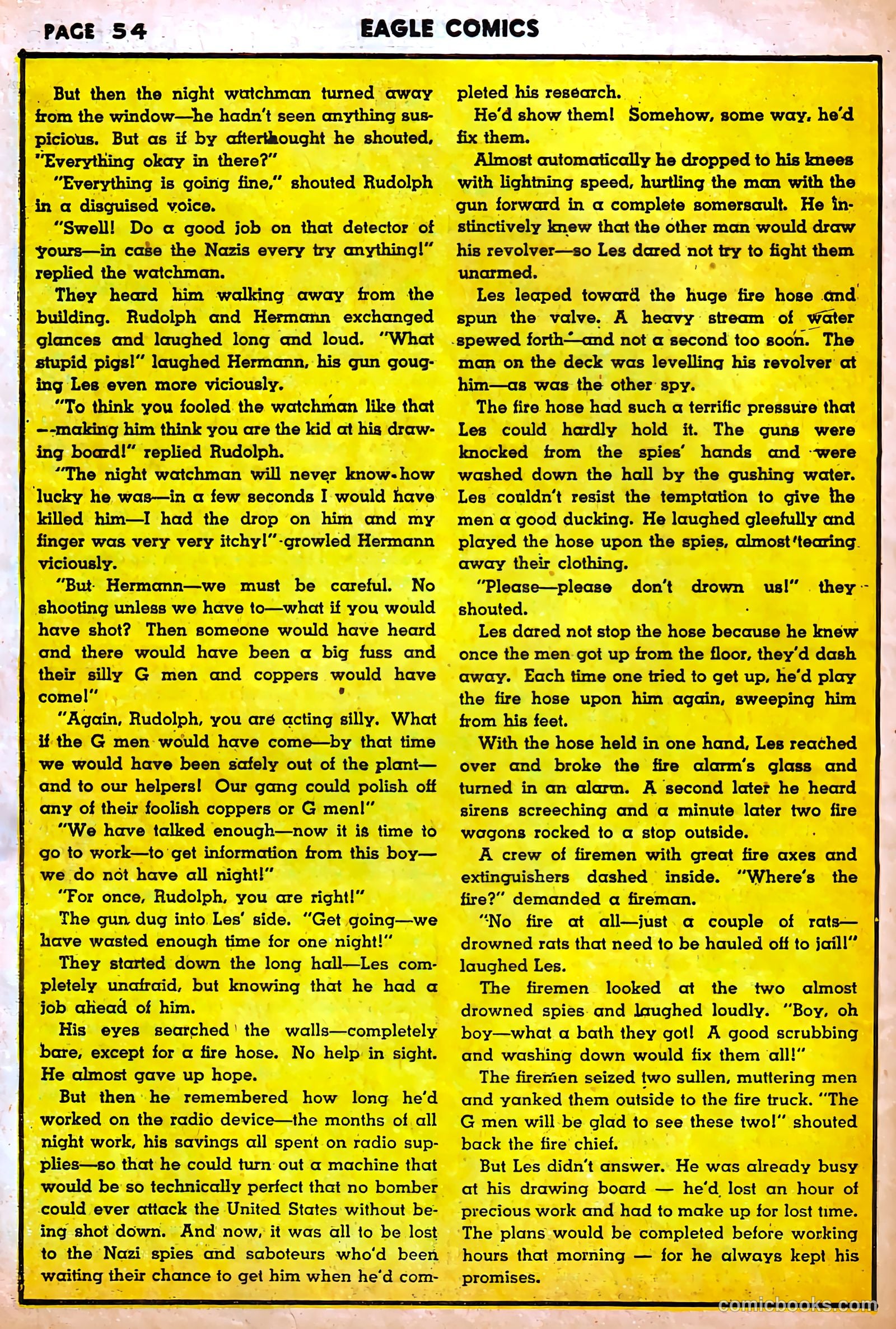 The Eagle #4 (1942) — page 54 of 65