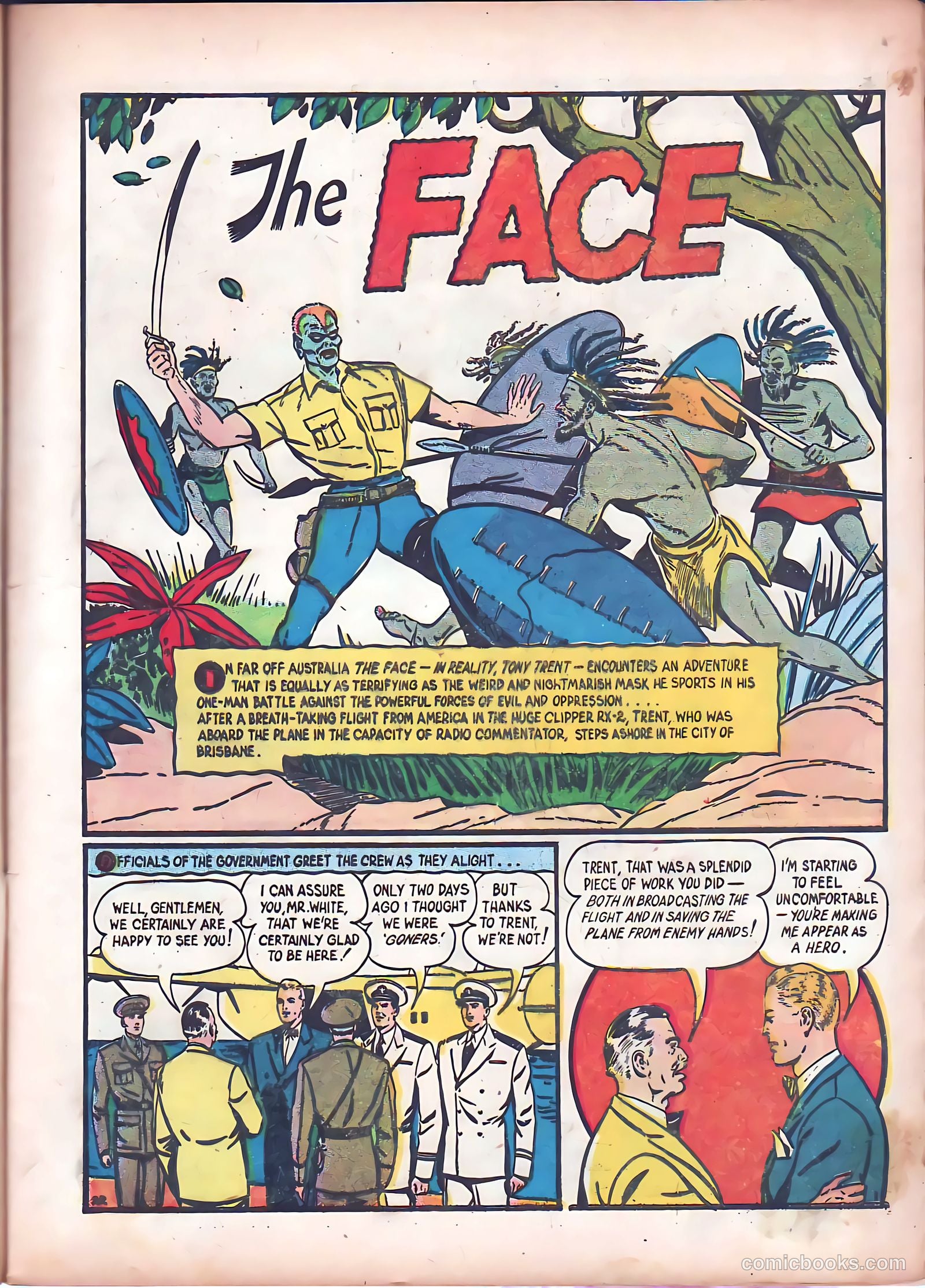 The Face #1 (1941) — page 16 of 69