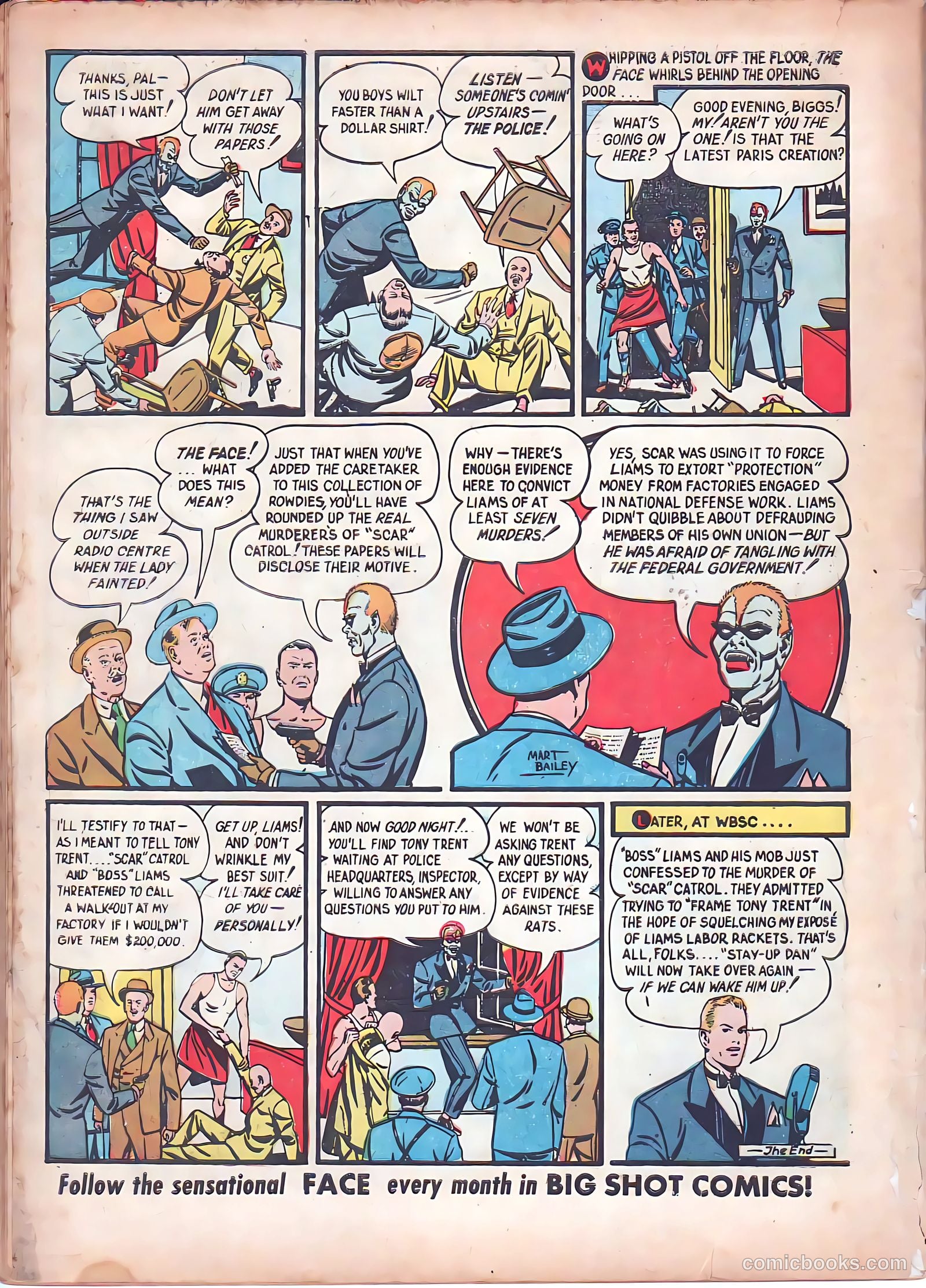 The Face #1 (1941) — page 67 of 69