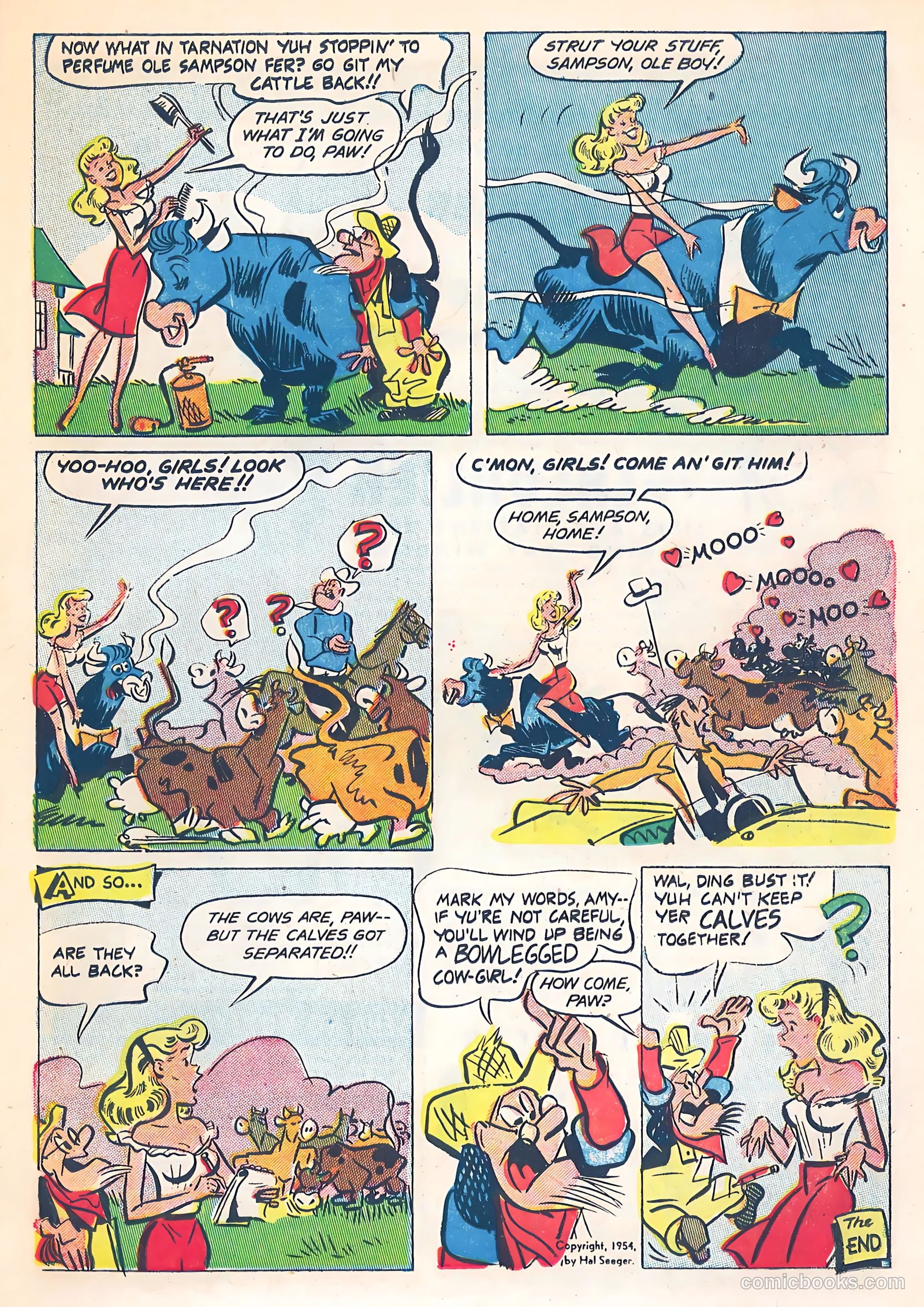 The Farmer's Daughter #1 (1954) — page 11 of 36