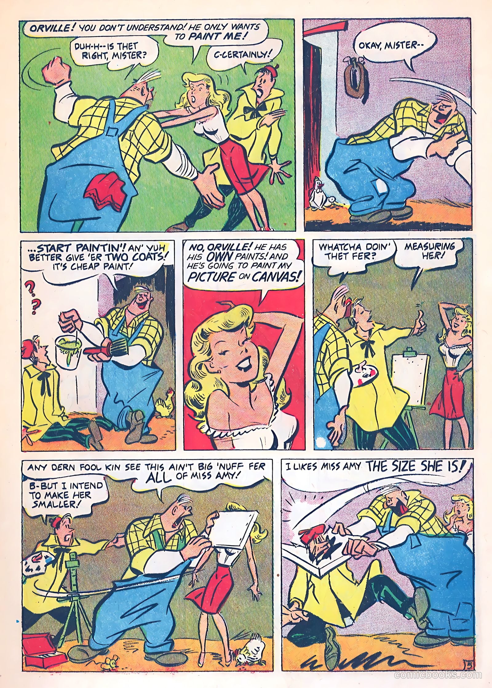 The Farmer's Daughter #1 (1954) — page 17 of 36