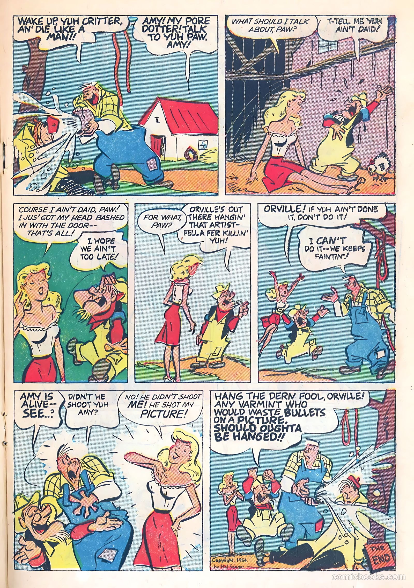 The Farmer's Daughter #1 (1954) — page 21 of 36