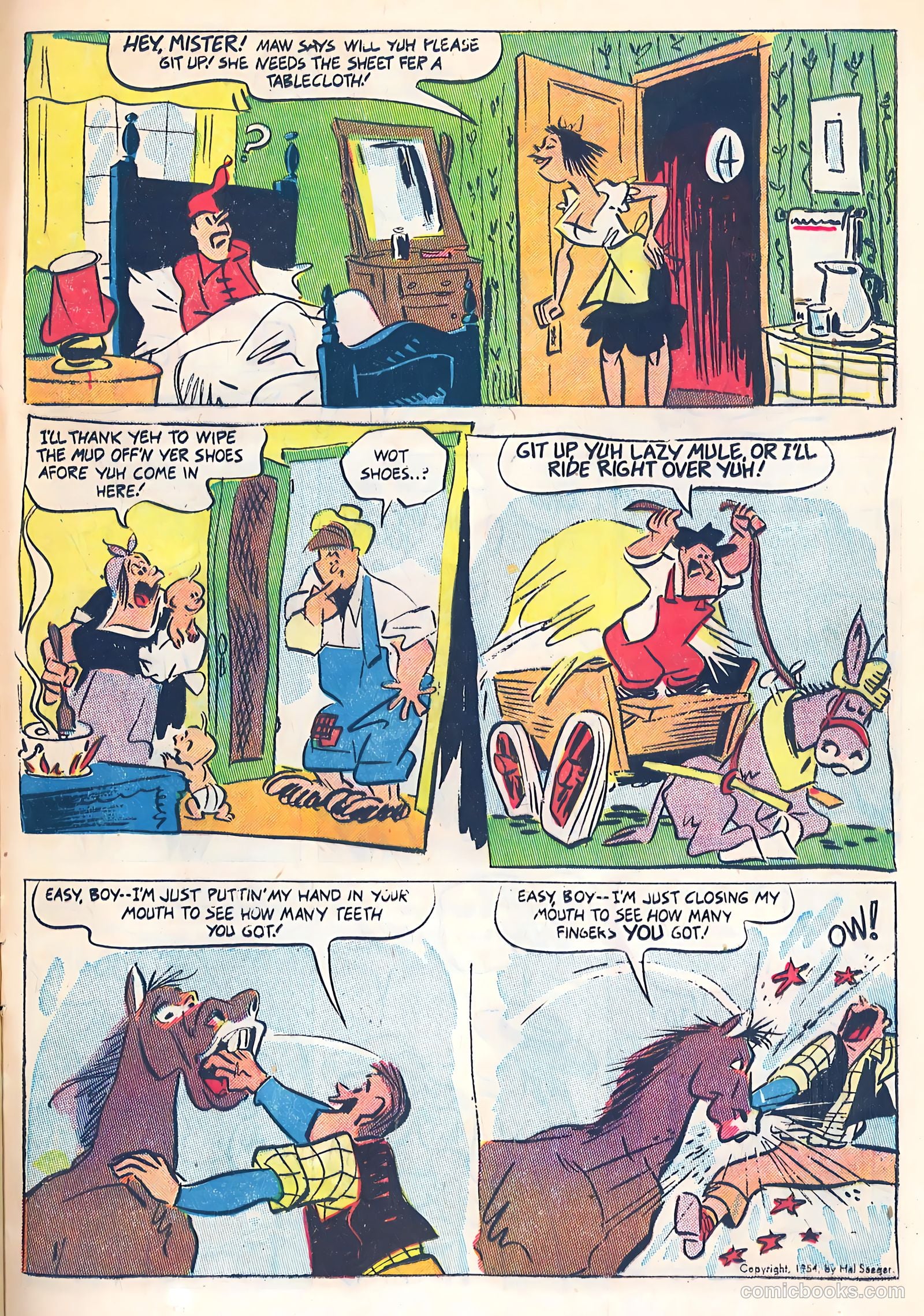 The Farmer's Daughter #1 (1954) — page 23 of 36