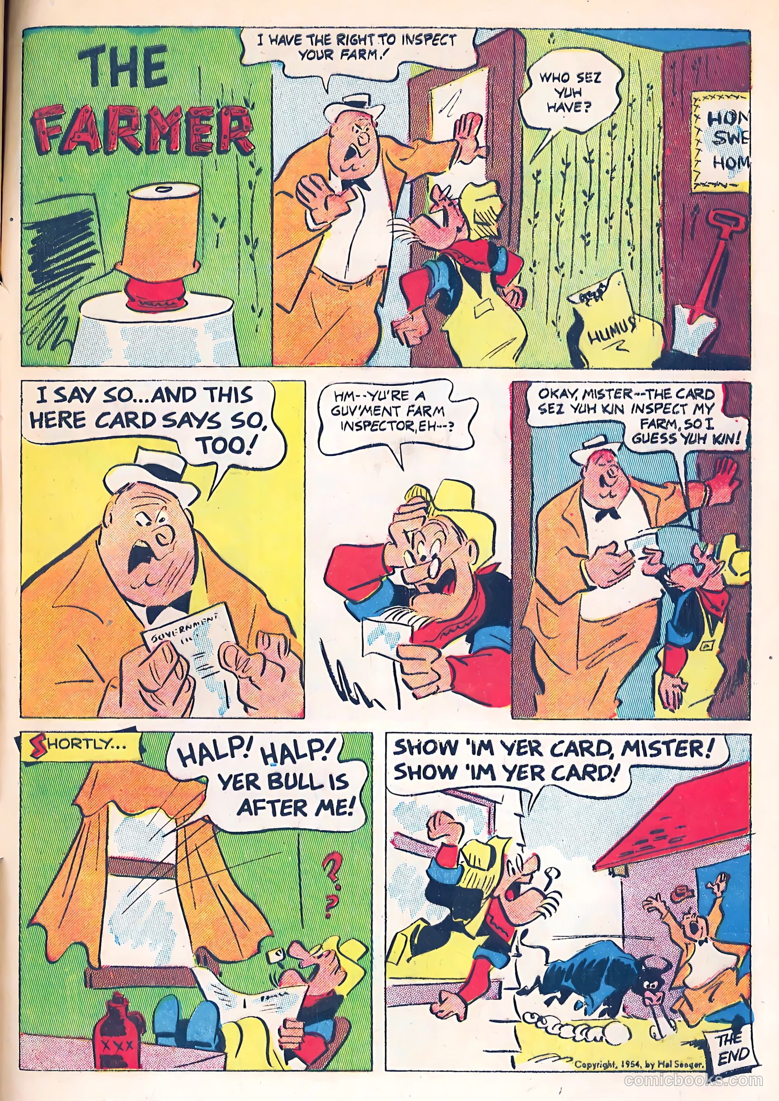 The Farmer's Daughter #1 (1954) — page 33 of 36