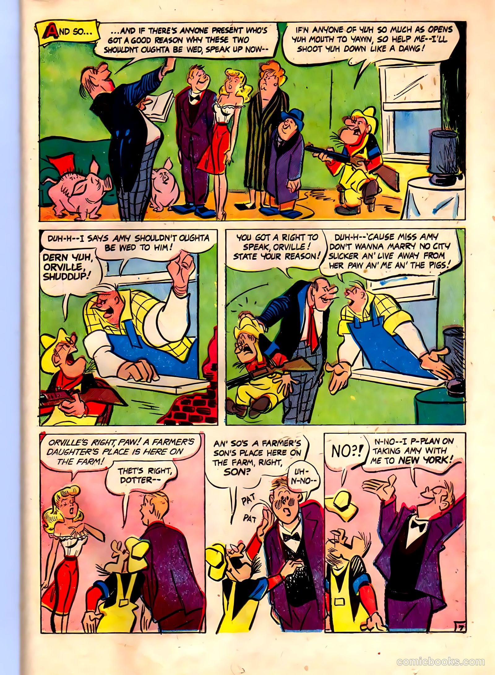 The Farmer's Daughter #2 (1954) — page 21 of 36