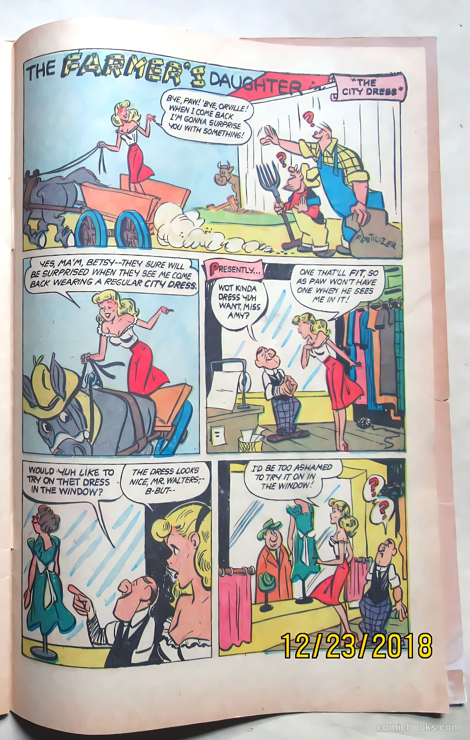 The Farmer's Daughter #2 (1954) — page 33 of 36