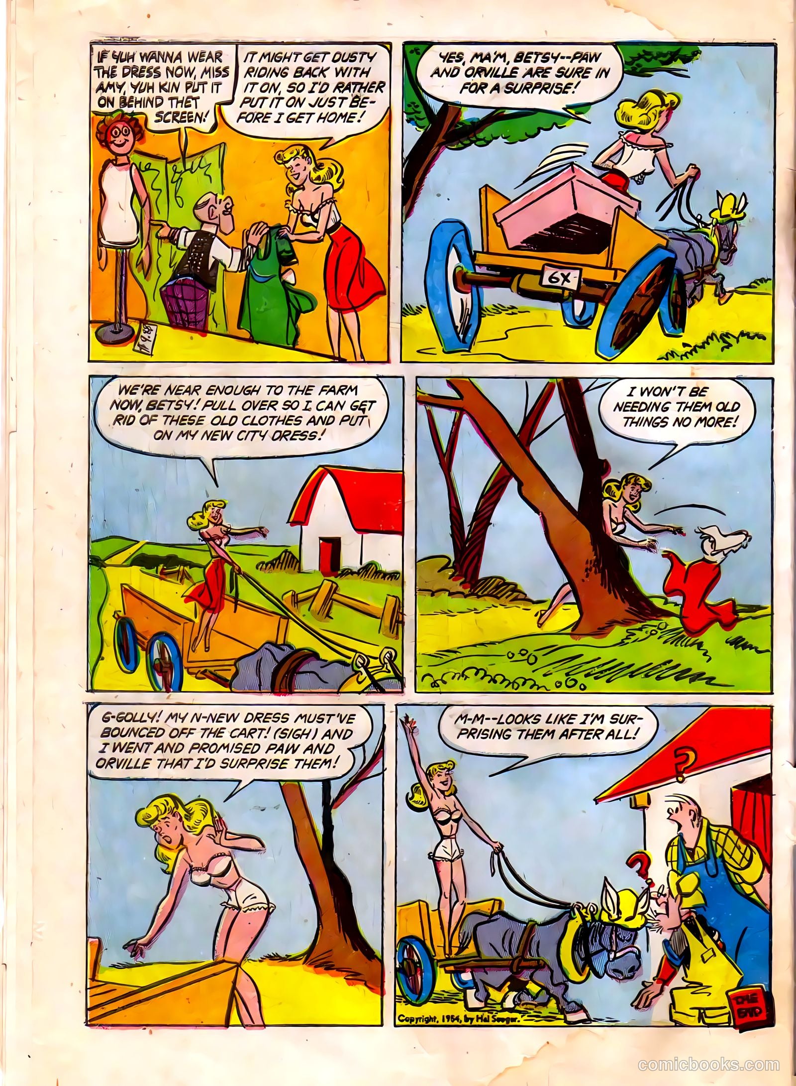 The Farmer's Daughter #2 (1954) — page 34 of 36