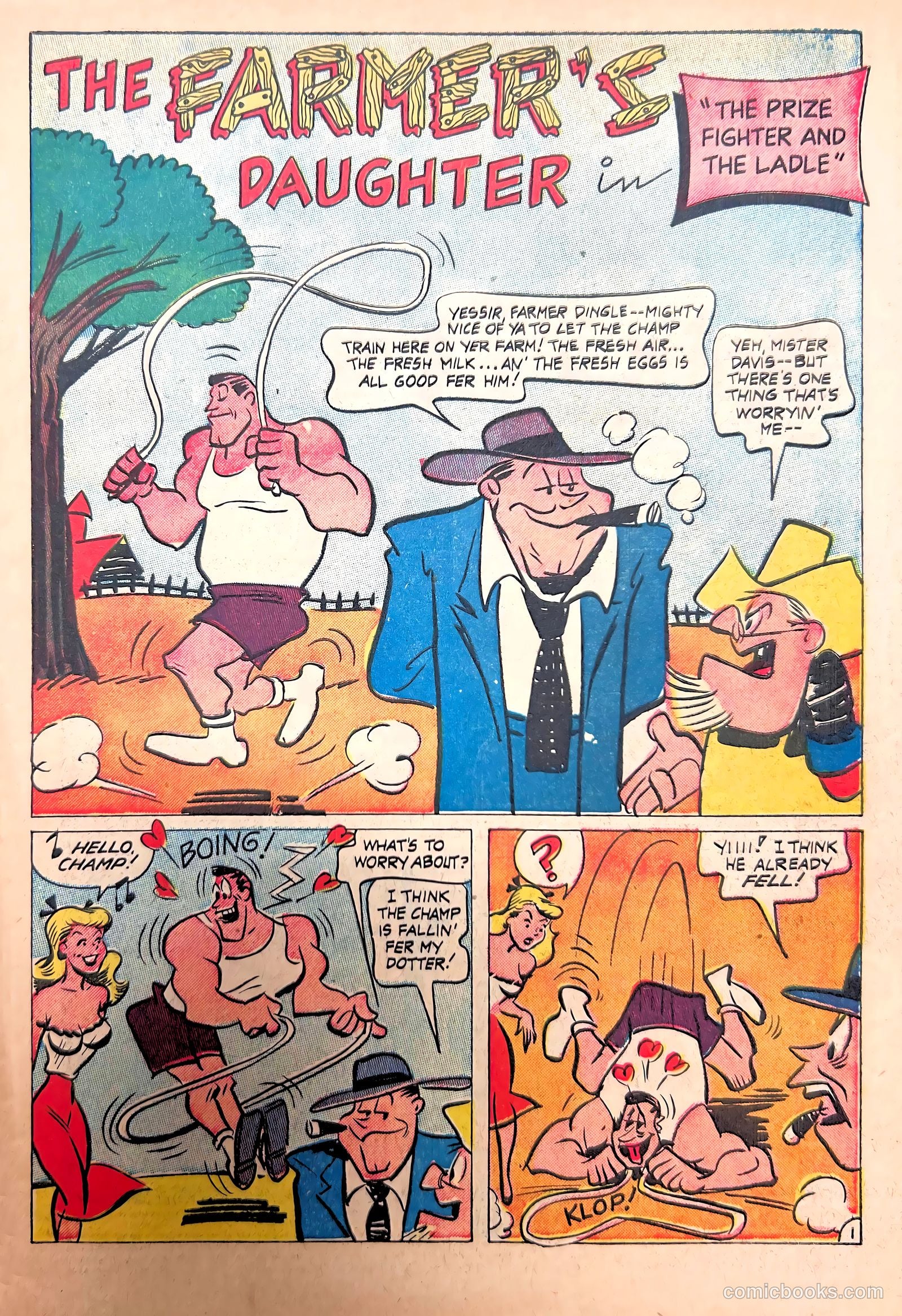 The Farmer's Daughter #3 (1954) — page 3 of 36