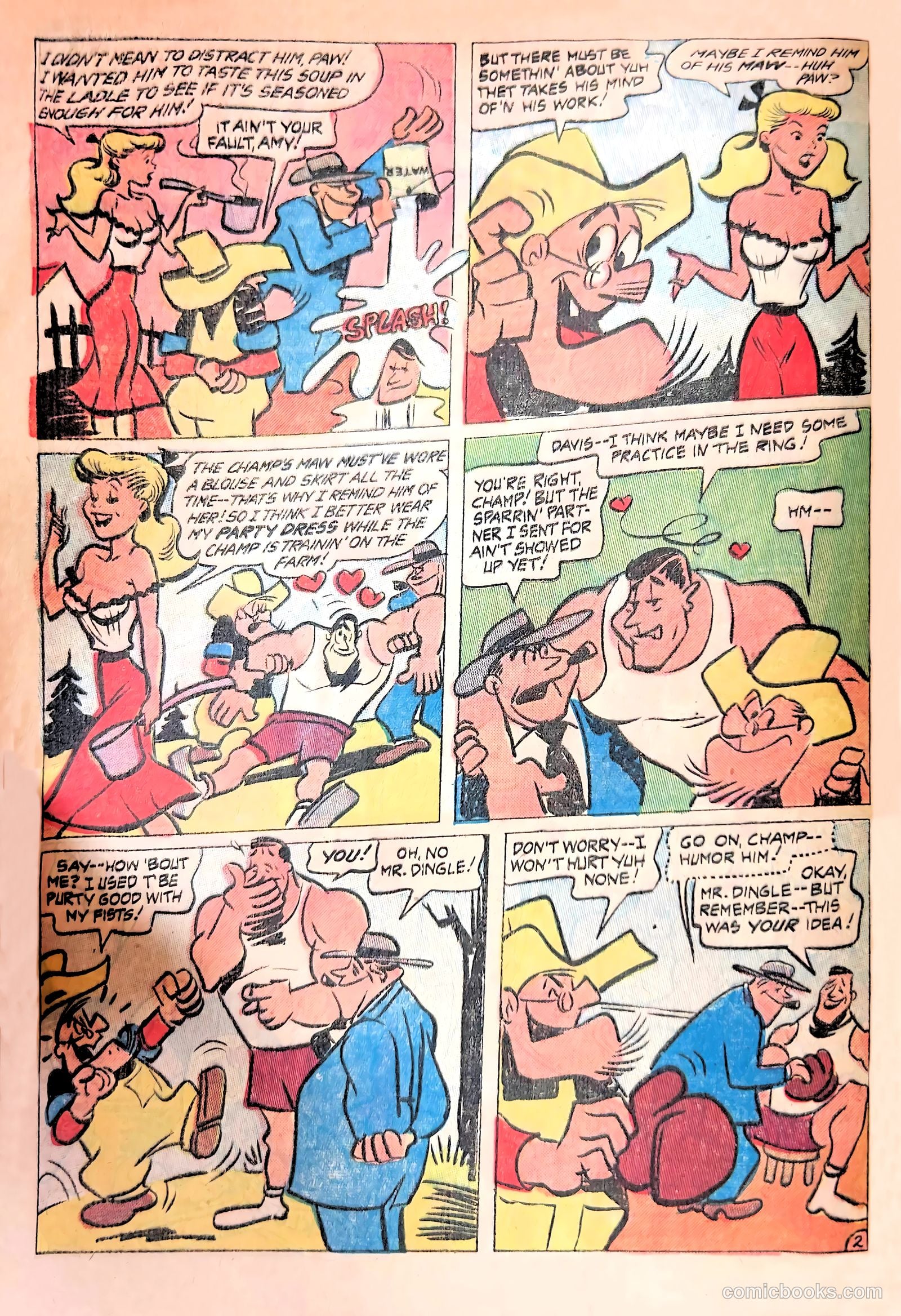 The Farmer's Daughter #3 (1954) — page 4 of 36