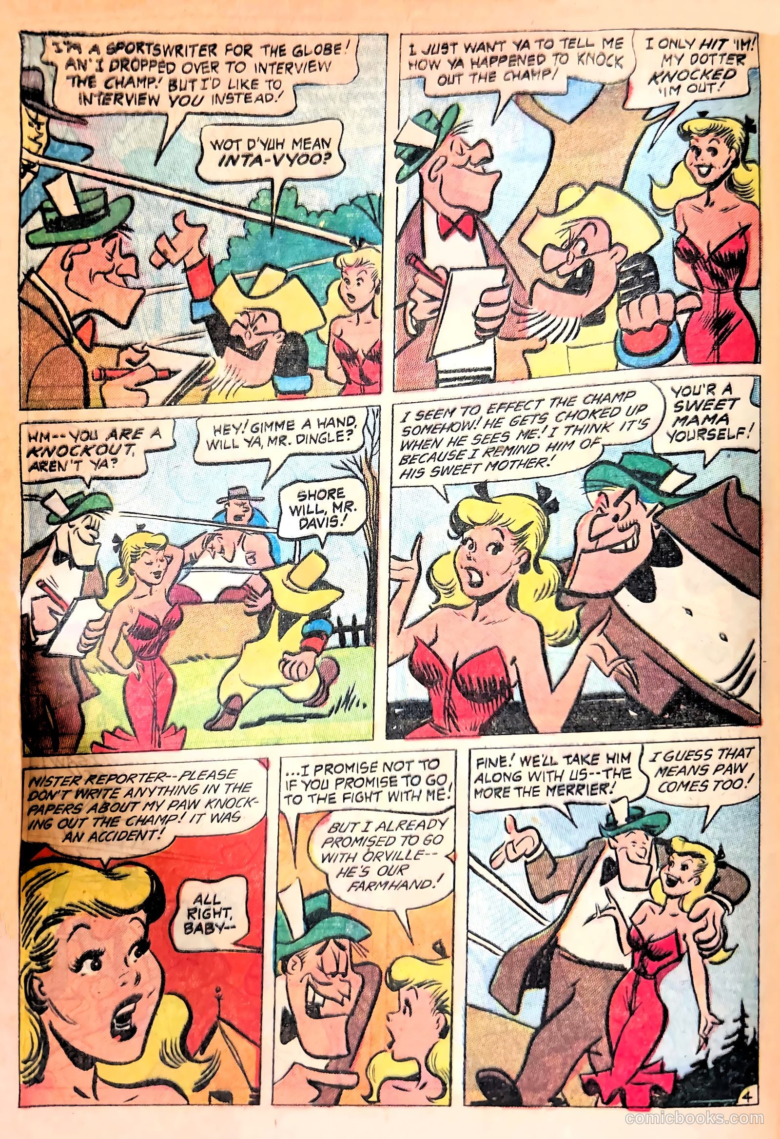 The Farmer's Daughter #3 (1954) — page 6 of 36