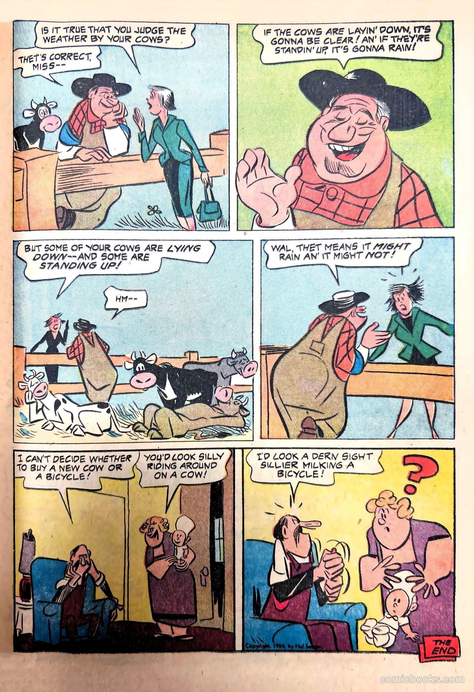 The Farmer's Daughter #3 (1954) — page 15 of 36