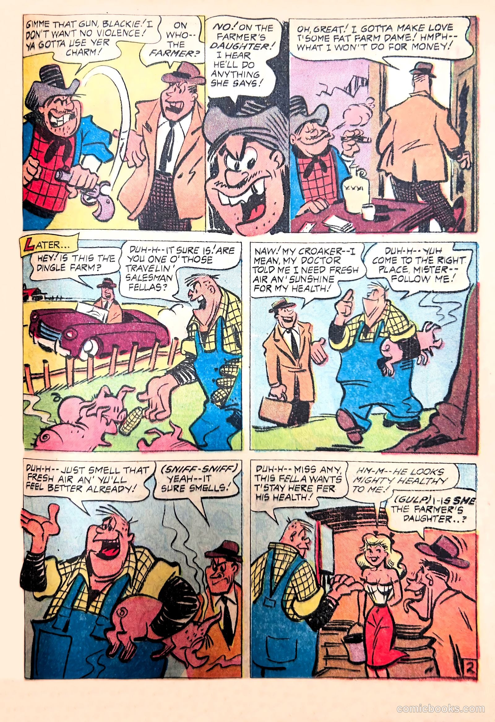 The Farmer's Daughter #3 (1954) — page 17 of 36