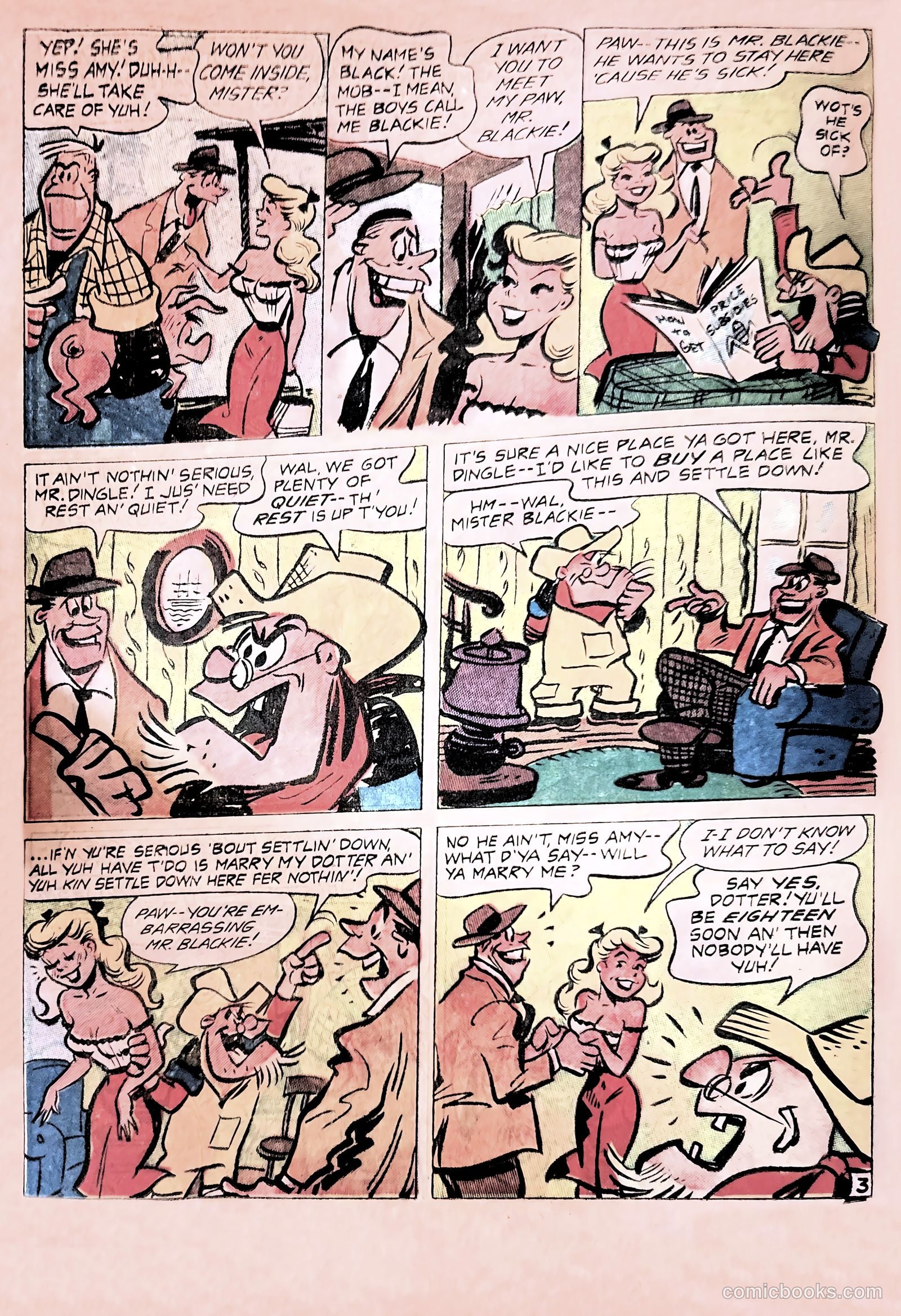 The Farmer's Daughter #3 (1954) — page 18 of 36