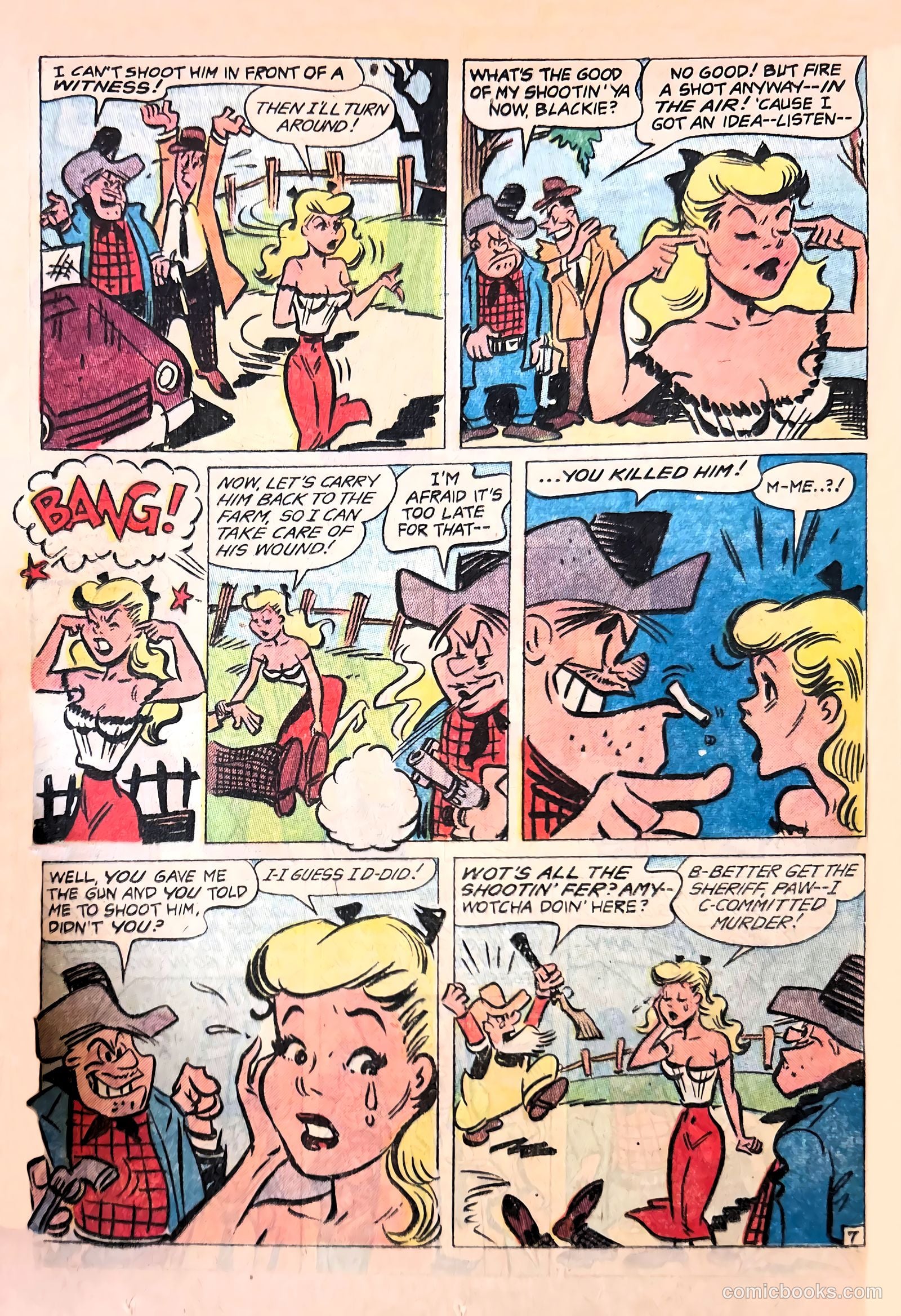 The Farmer's Daughter #3 (1954) — page 22 of 36