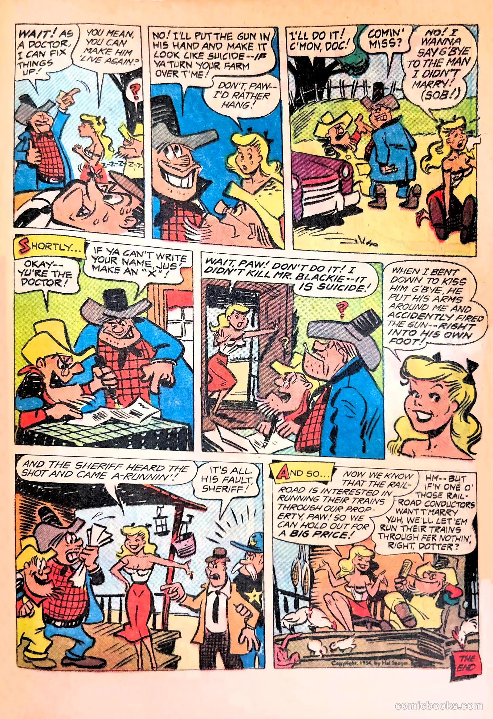 The Farmer's Daughter #3 (1954) — page 23 of 36