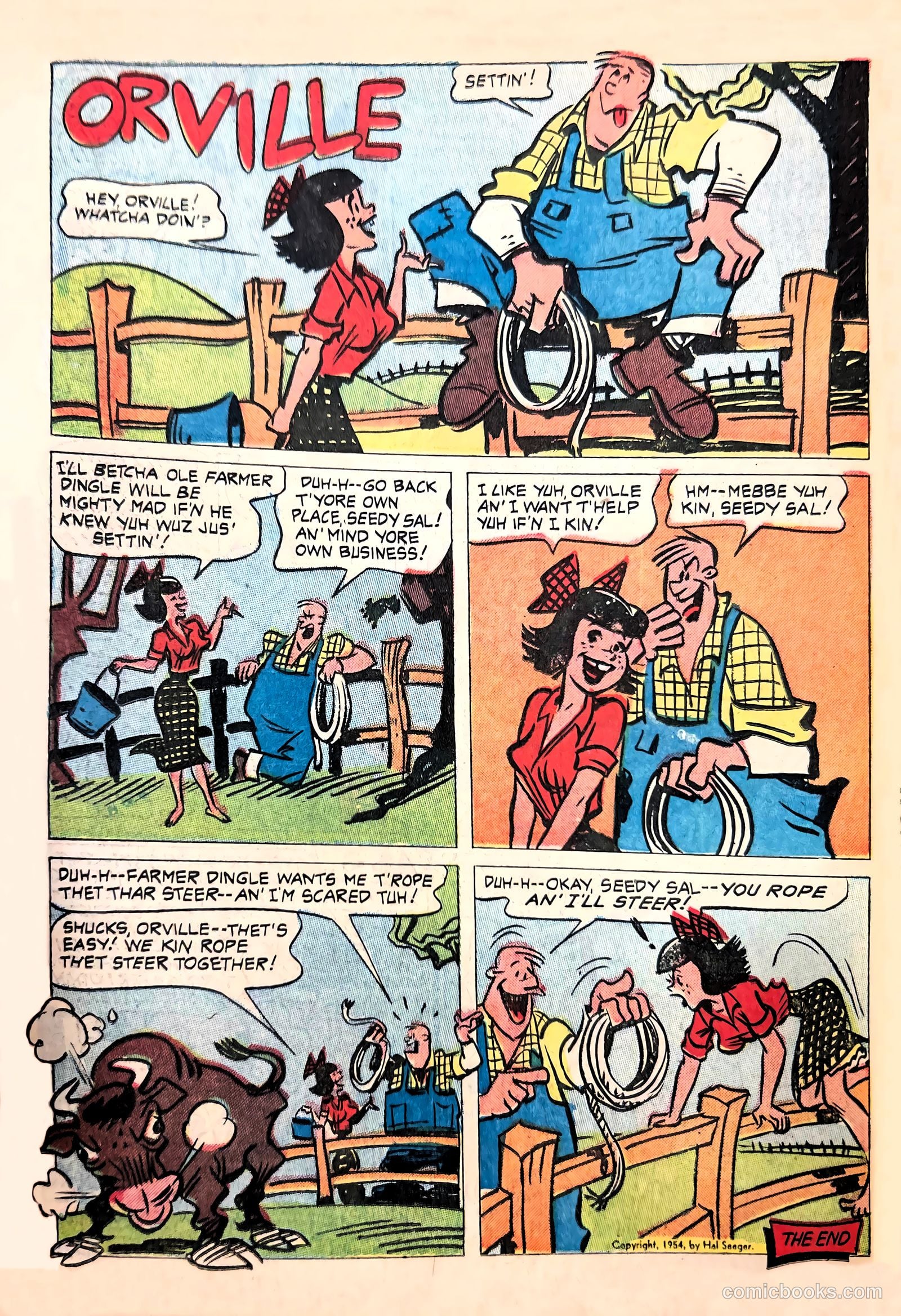 The Farmer's Daughter #3 (1954) — page 24 of 36