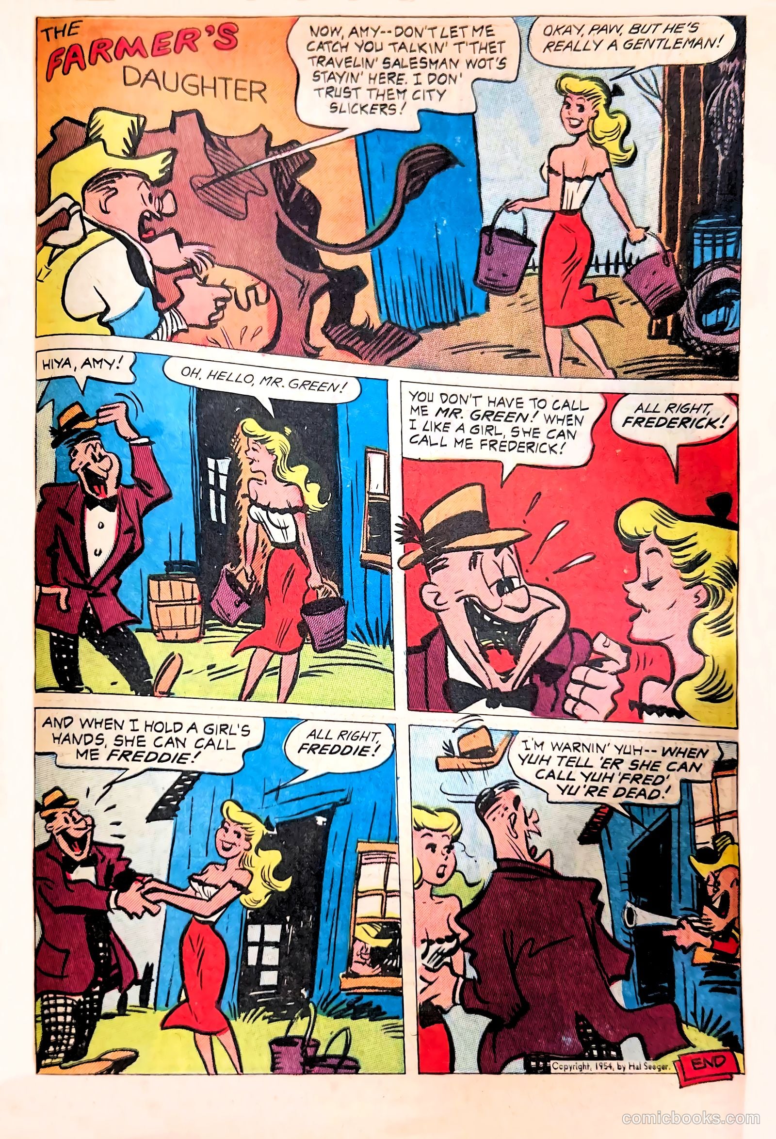 The Farmer's Daughter #3 (1954) — page 29 of 36