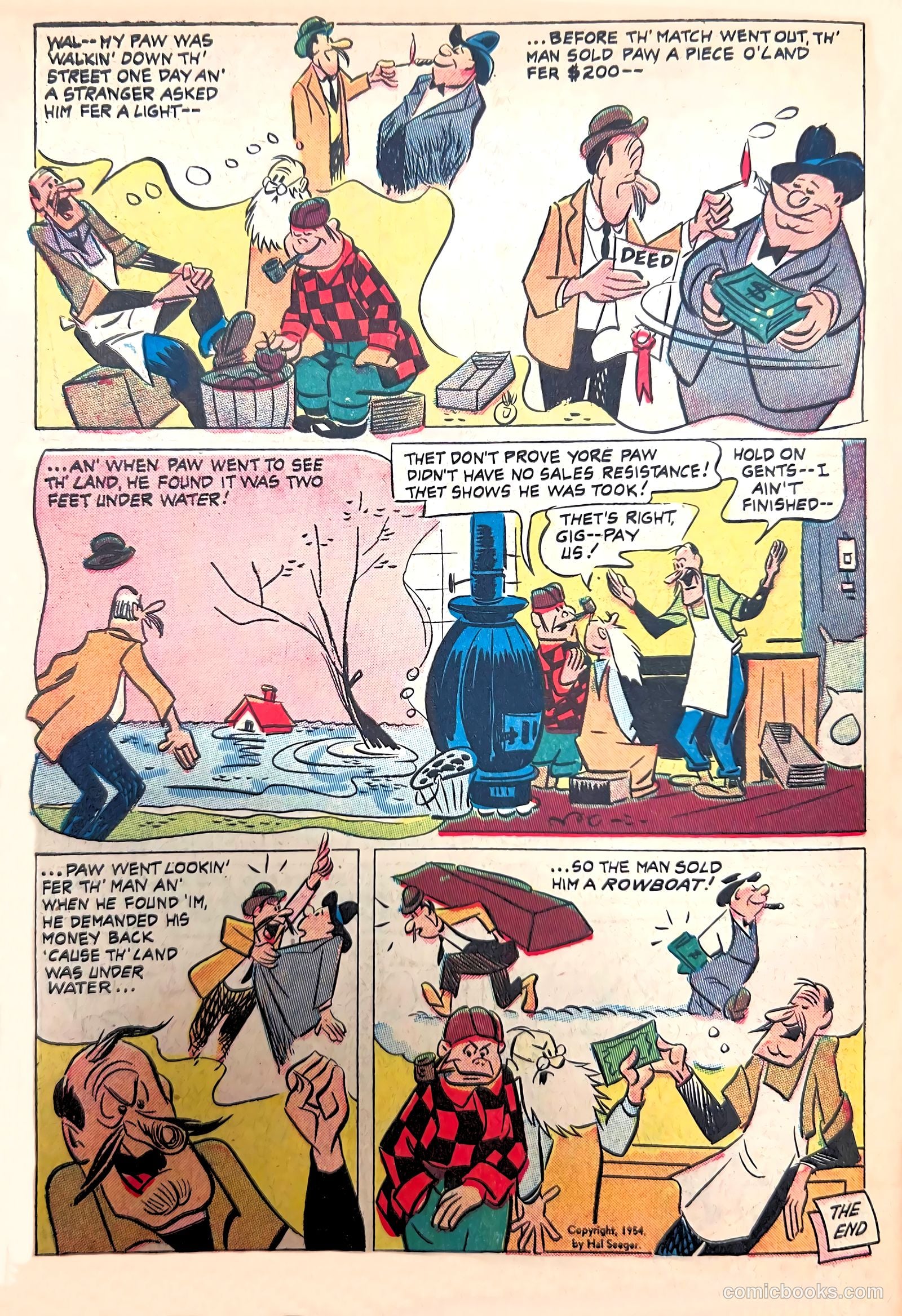 The Farmer's Daughter #3 (1954) — page 32 of 36