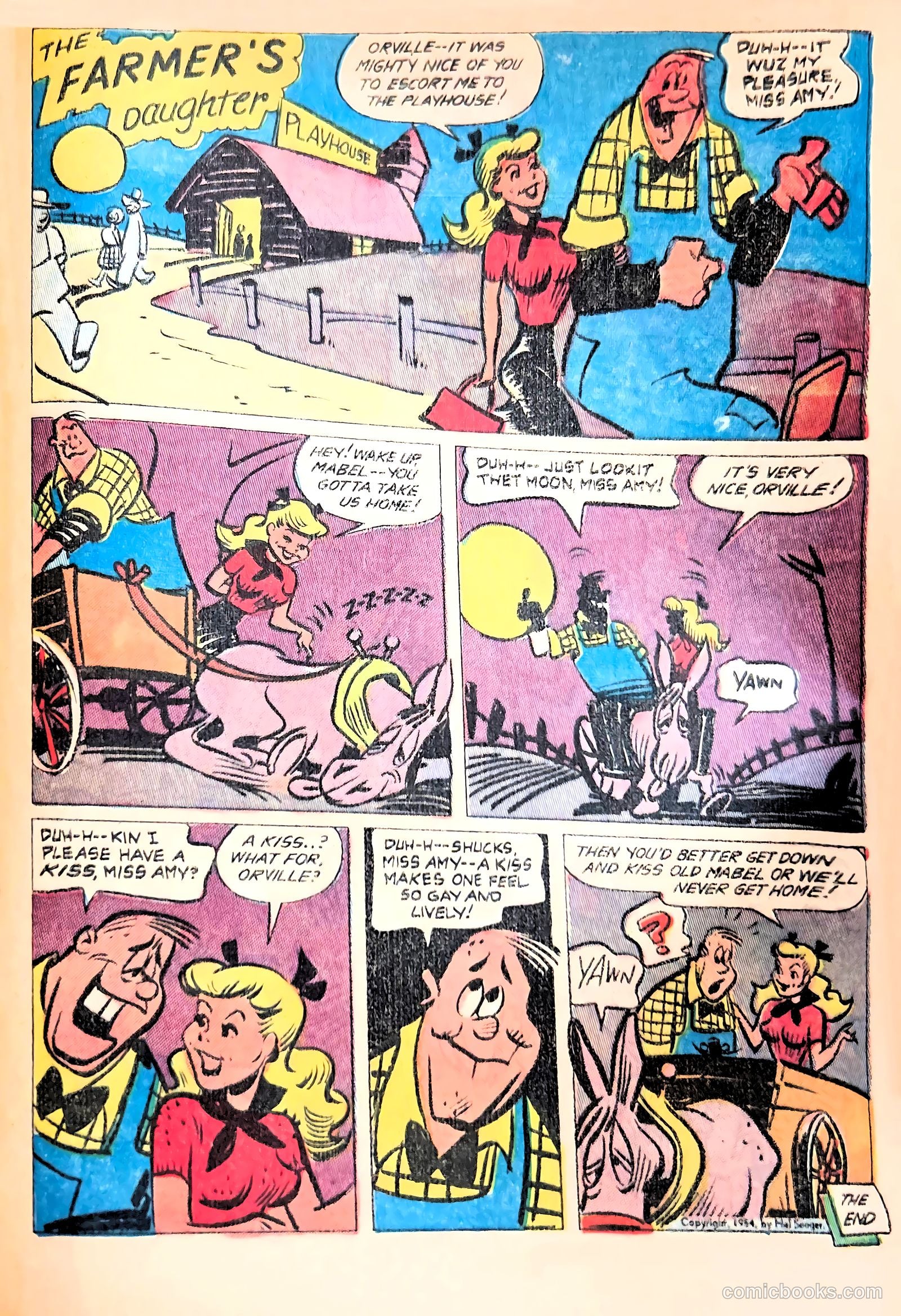 The Farmer's Daughter #3 (1954) — page 33 of 36