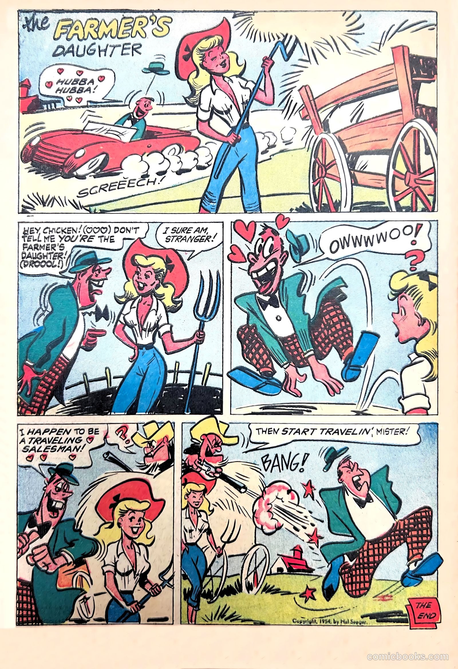 The Farmer's Daughter #3 (1954) — page 34 of 36