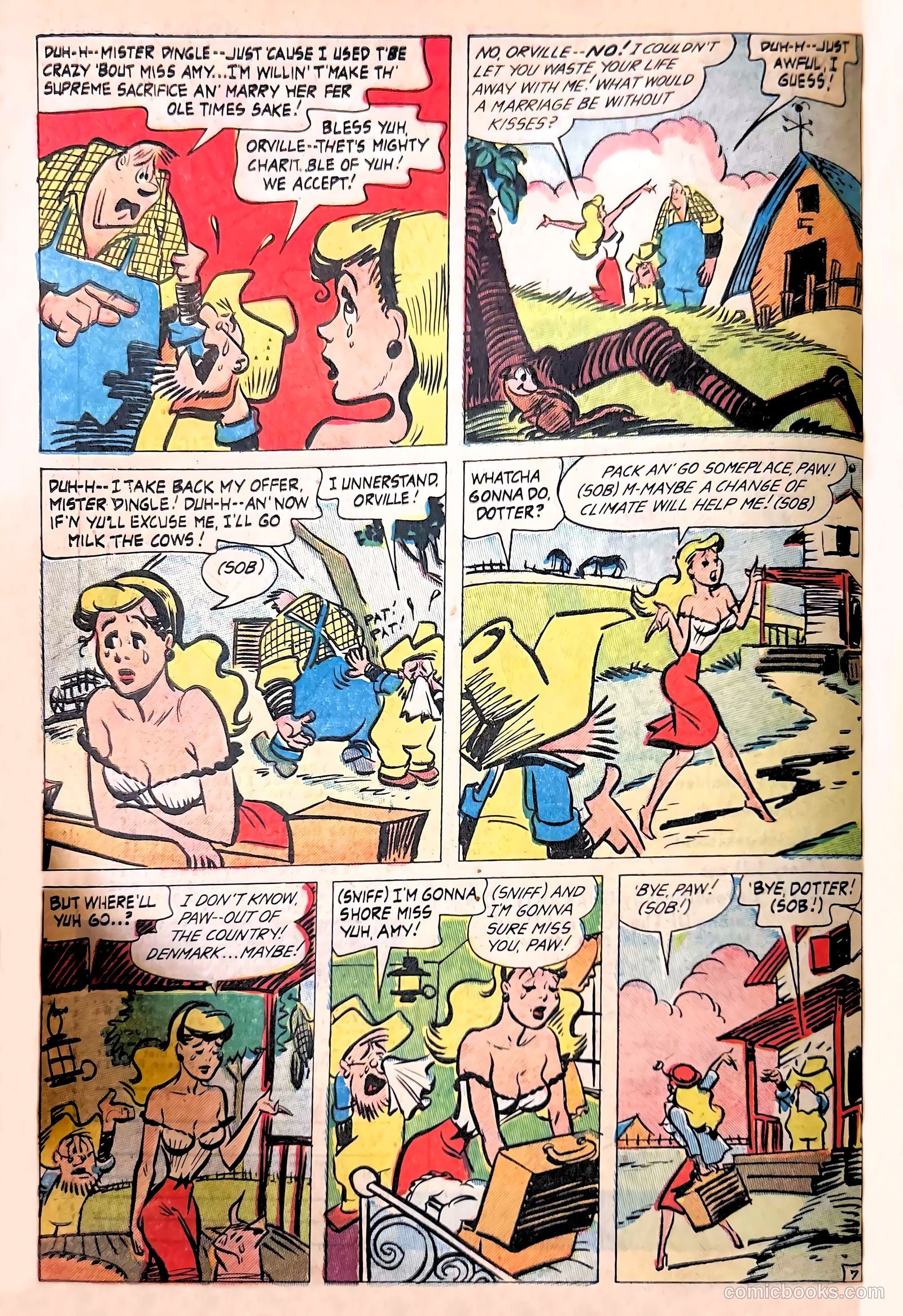 The Farmer's Daughter #4 (1954) — page 10 of 36