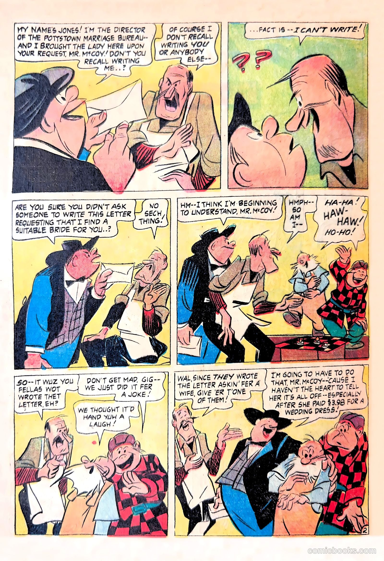 The Farmer's Daughter #4 (1954) — page 22 of 36