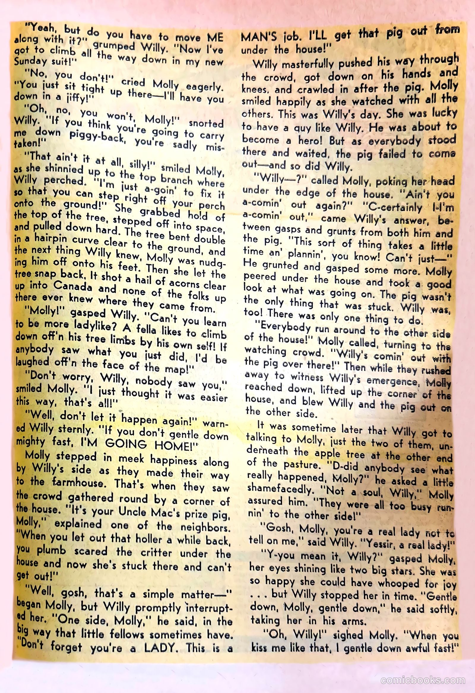 The Farmer's Daughter #4 (1954) — page 27 of 36