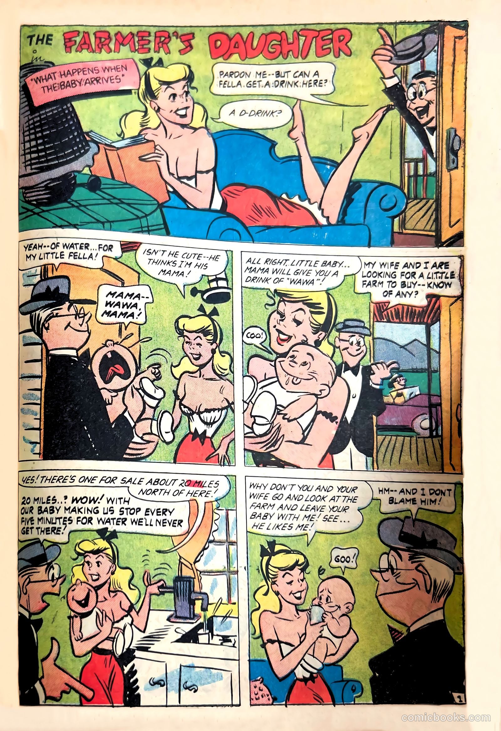 The Farmer's Daughter #4 (1954) — page 29 of 36