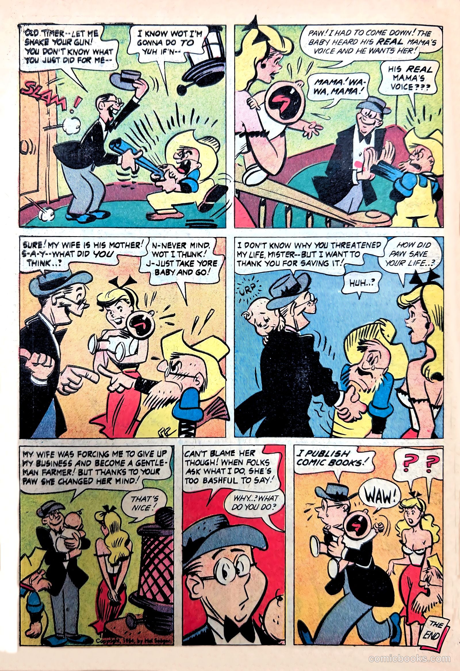 The Farmer's Daughter #4 (1954) — page 34 of 36