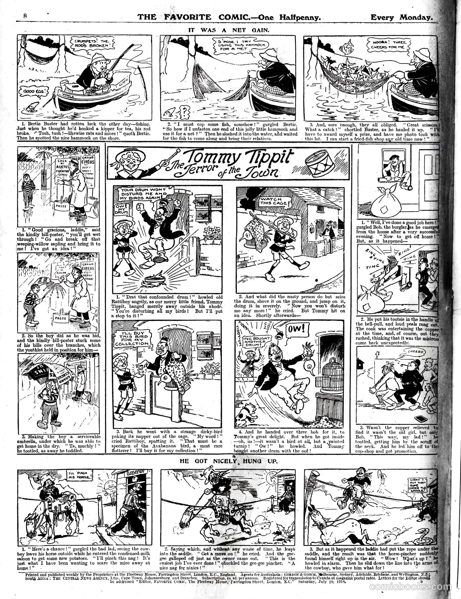 The Favorite Comic #289 (1916) — page 9 of 9