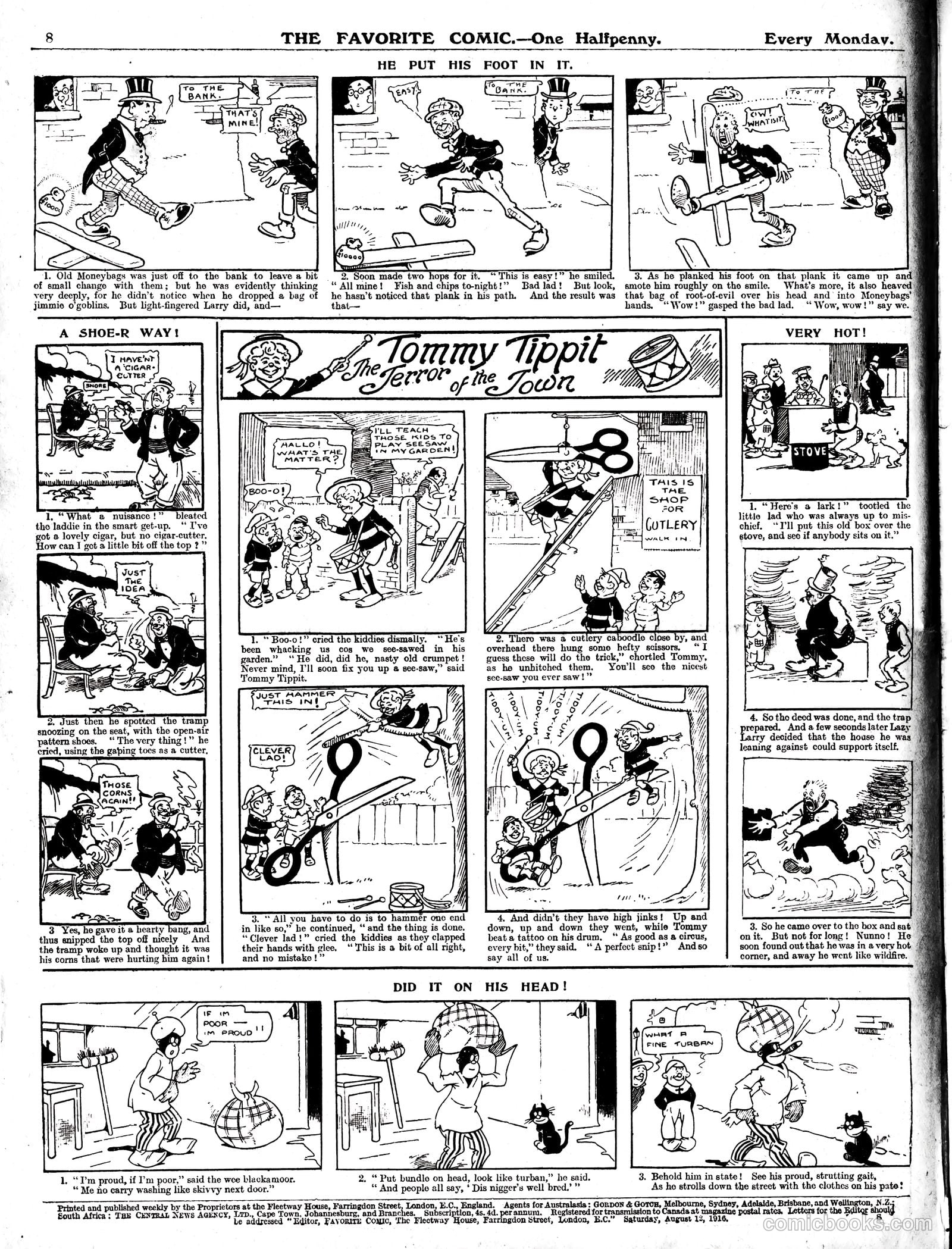 The Favorite Comic #291 (1916) — page 9 of 9