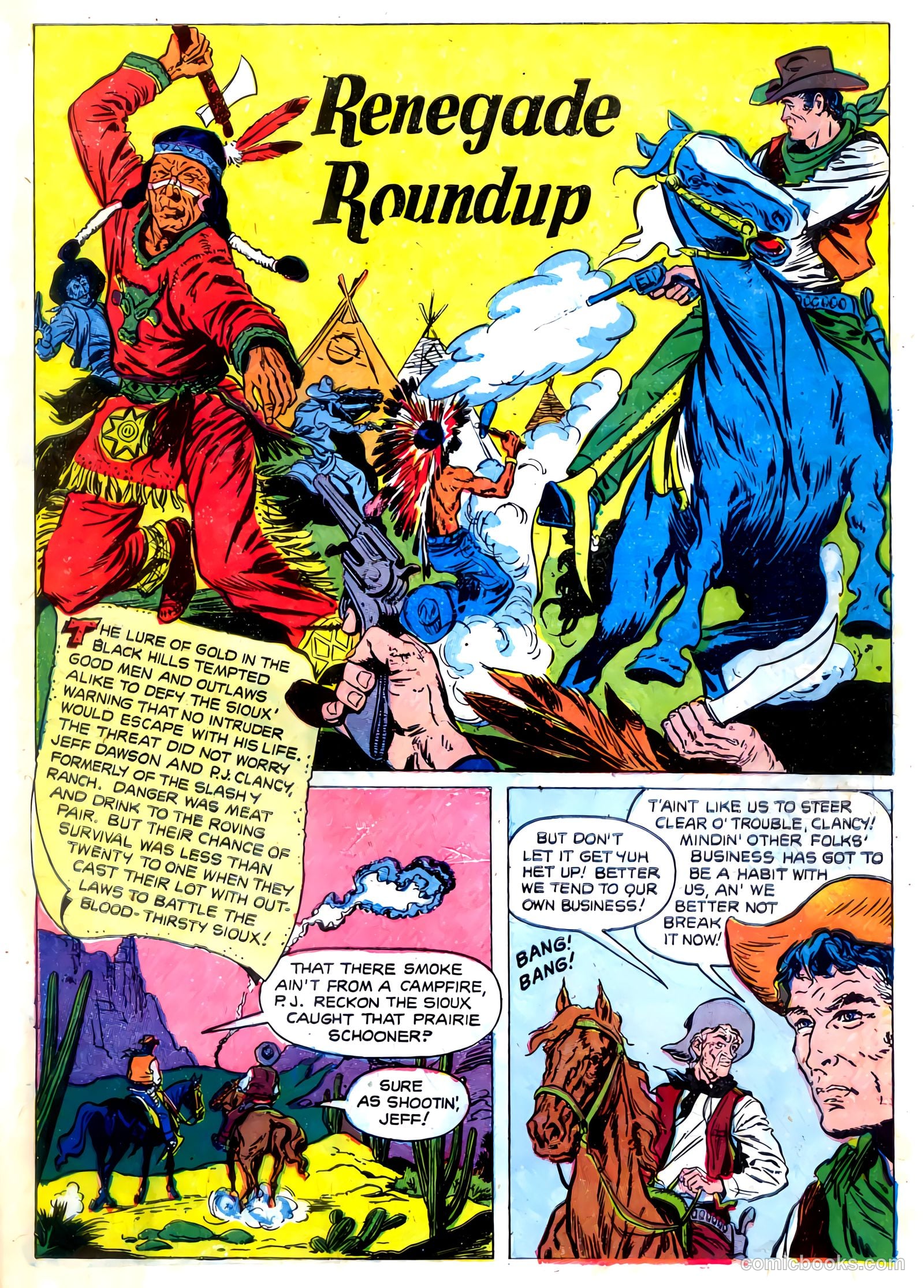 The Fightin' Texan #16 (1952) — page 3 of 36