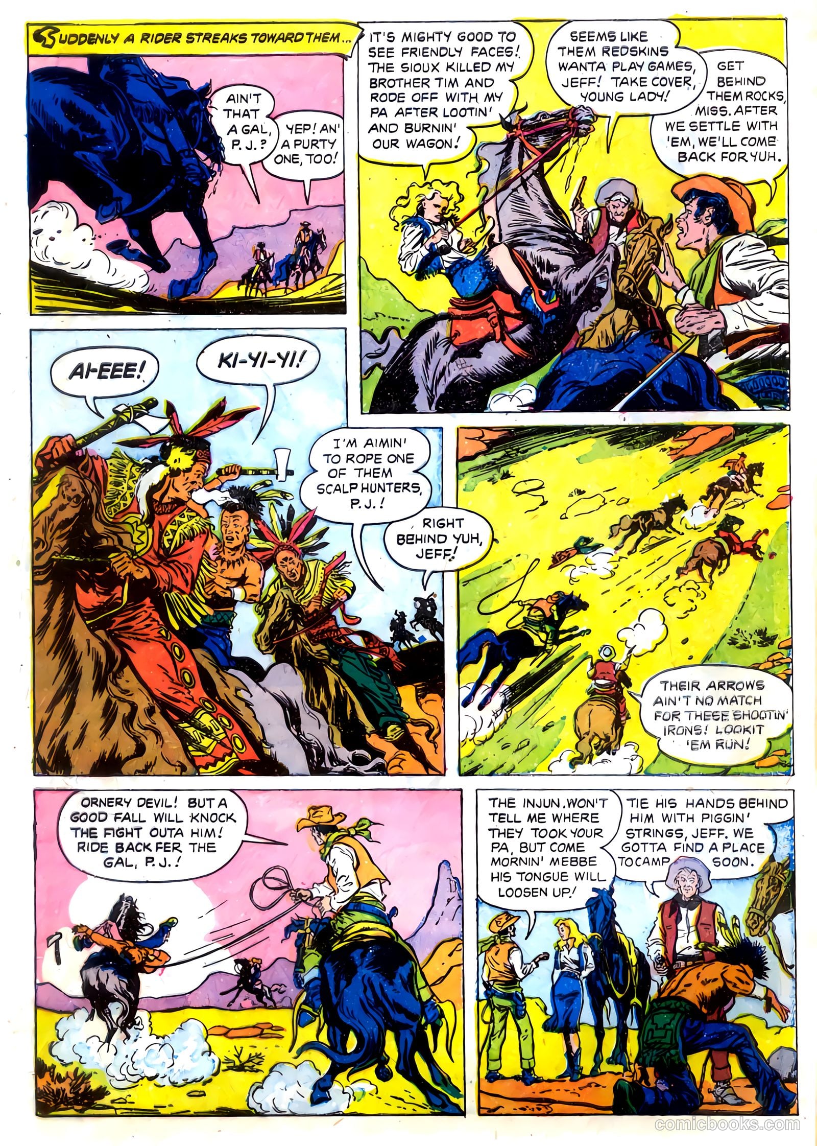 The Fightin' Texan #16 (1952) — page 4 of 36