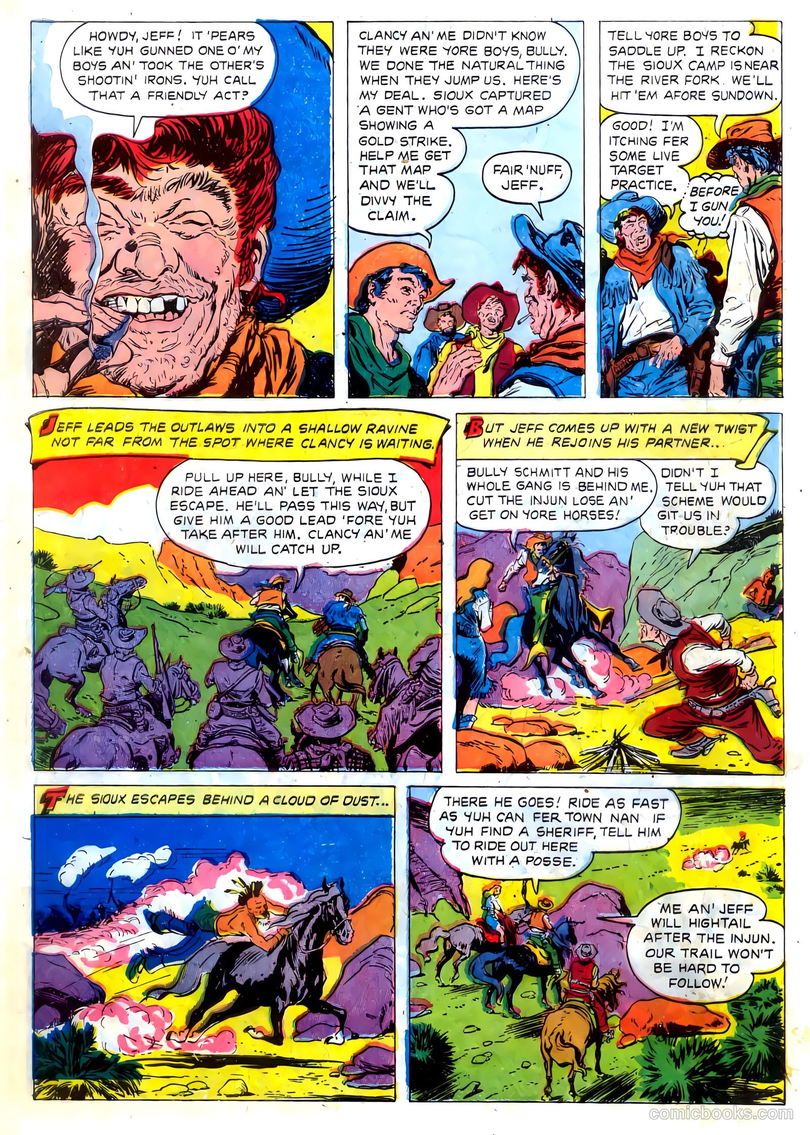 The Fightin' Texan #16 (1952) — page 7 of 36